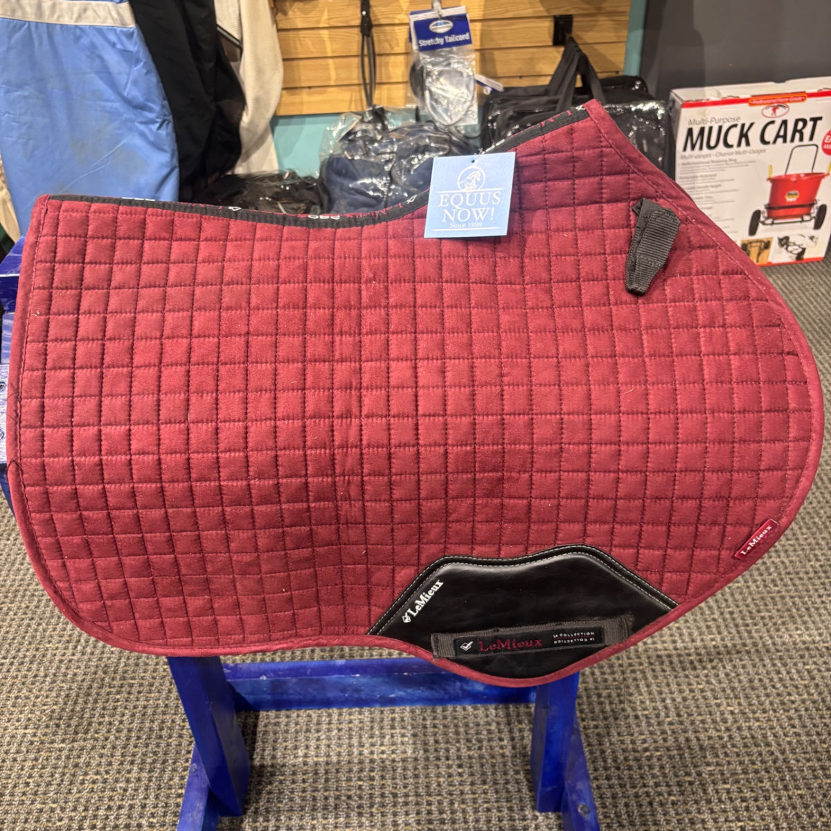 Used Large Plum LeMieux CC Saddle Pad