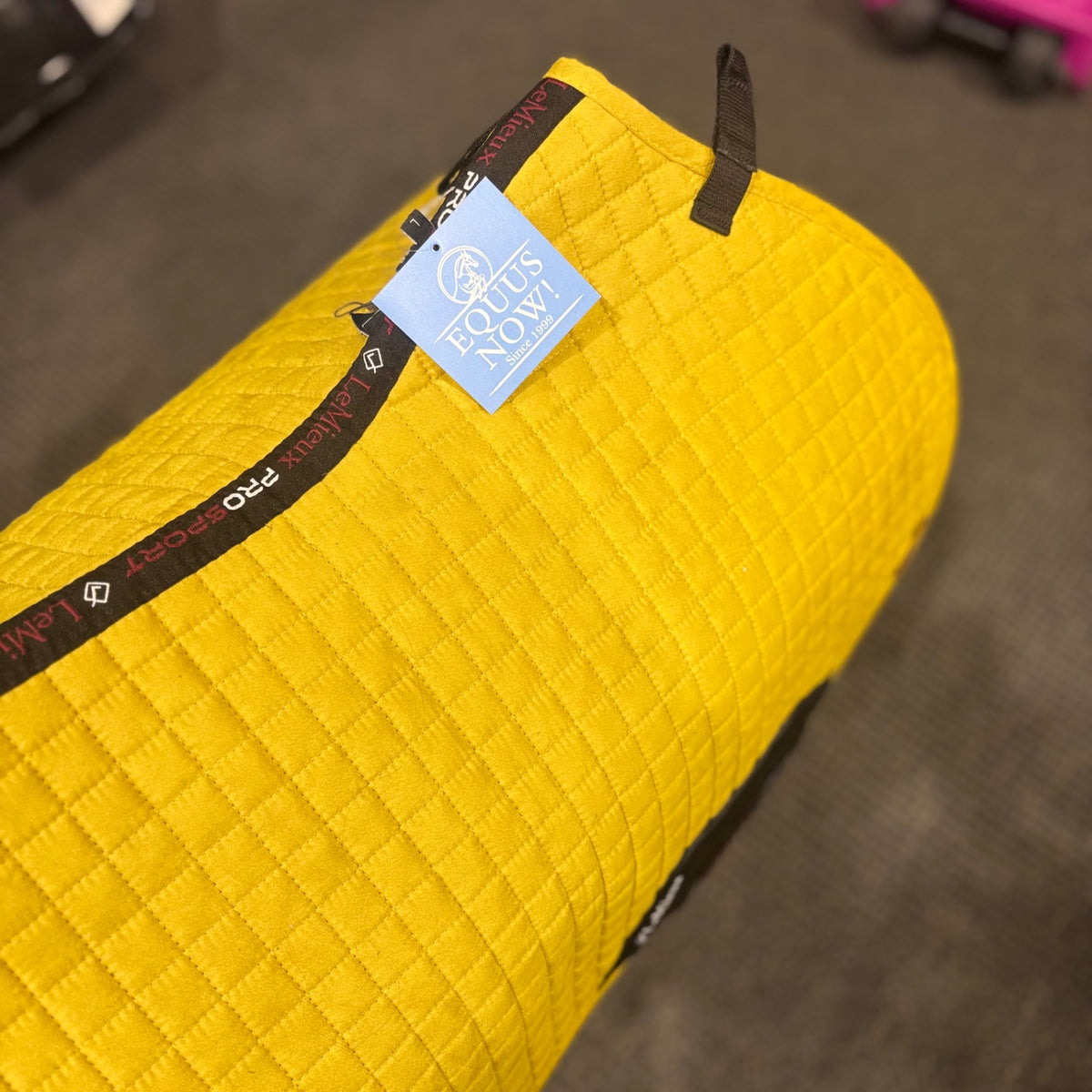 Used Large Yellow LeMieux CC Saddle Pad