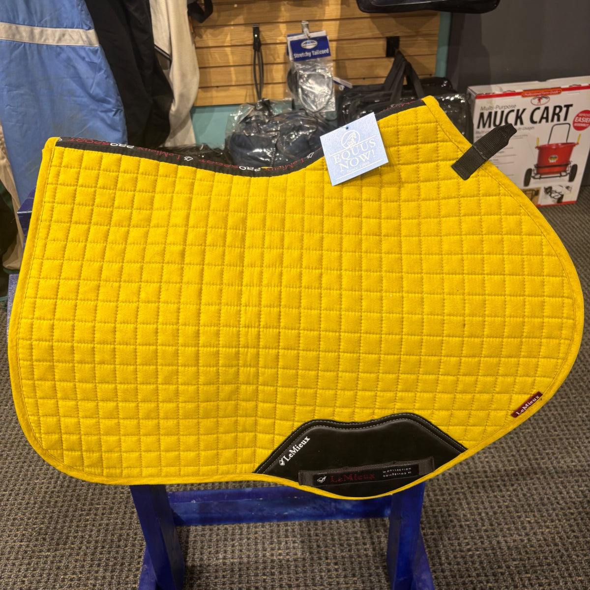 Used Large Yellow LeMieux CC Saddle Pad