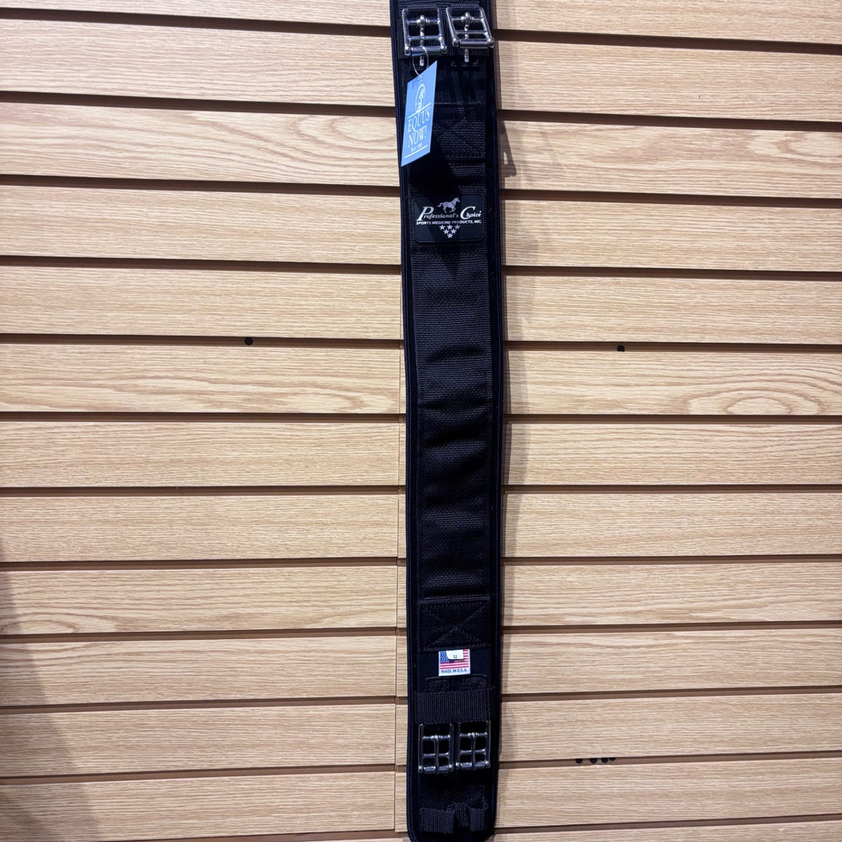 Used 32" Black Professionals Choice Dressage Girth
