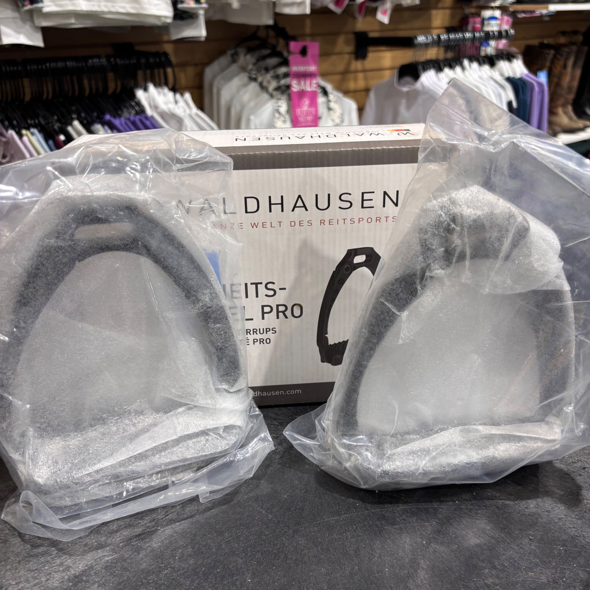Used 12cm Black Waldhausen Safety Pro Stirrups