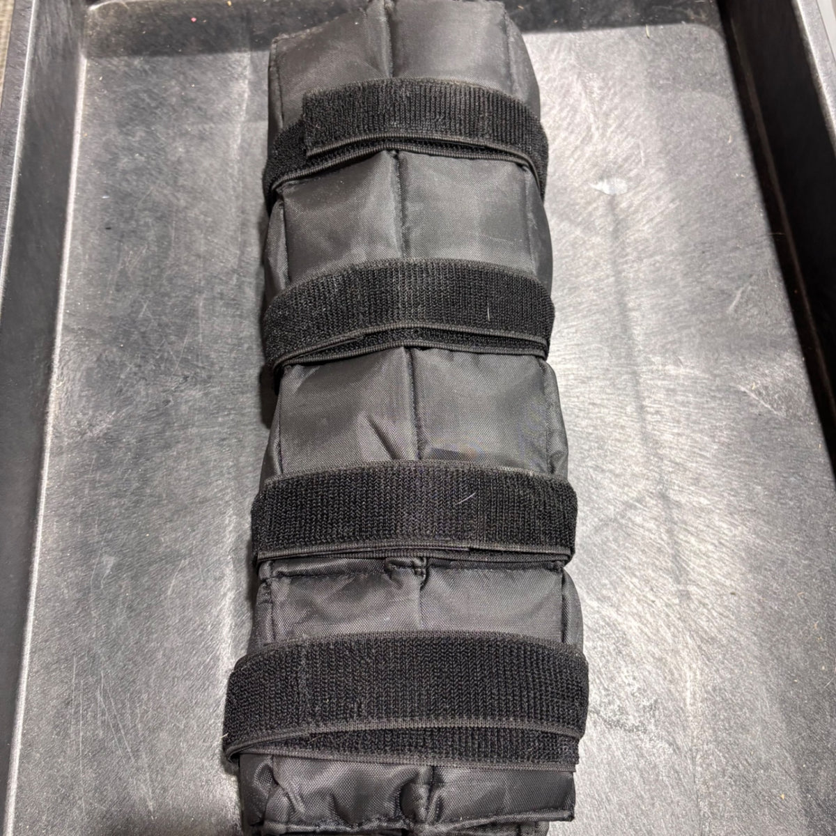 Used Large Black Ice Boots (Pair)
