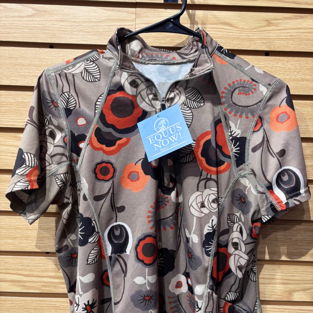 Used Large Floral Kerrits Short Sleeve Sun Shirt