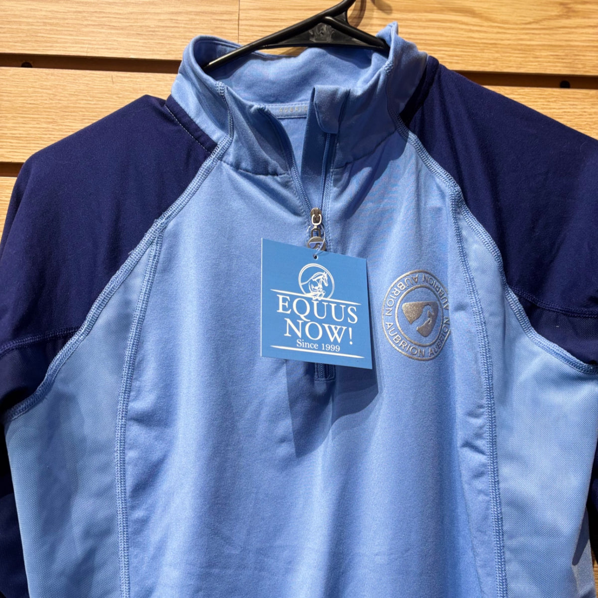 Used Large Blue Aubrion Long Sleeve Technical Shirt