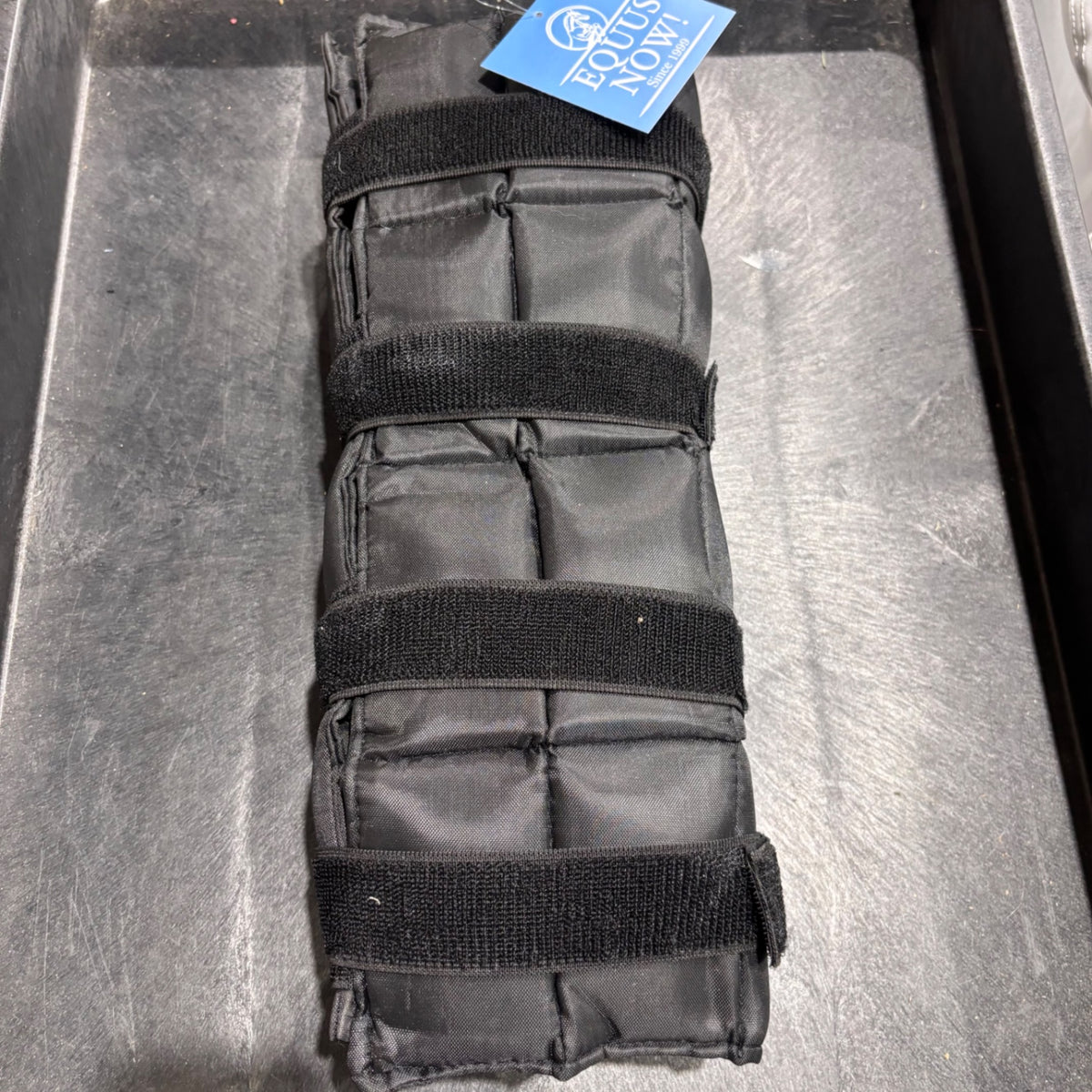 Used Large Black Ice Boots (Pair)