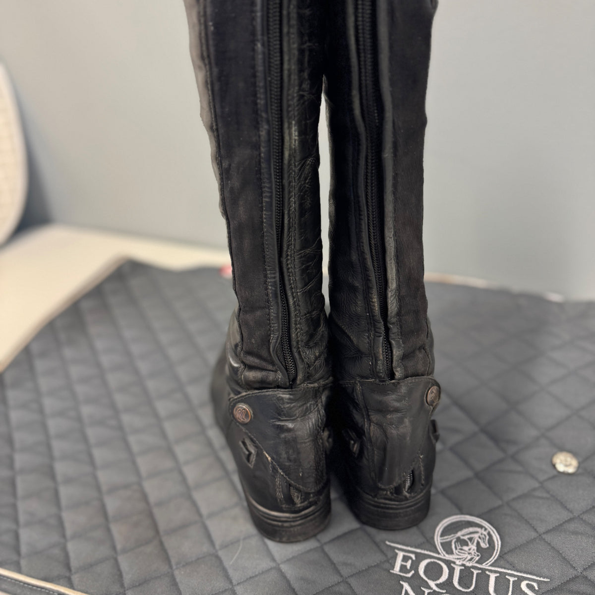 Used 38 SH+ Black Parlanti Tall Boot