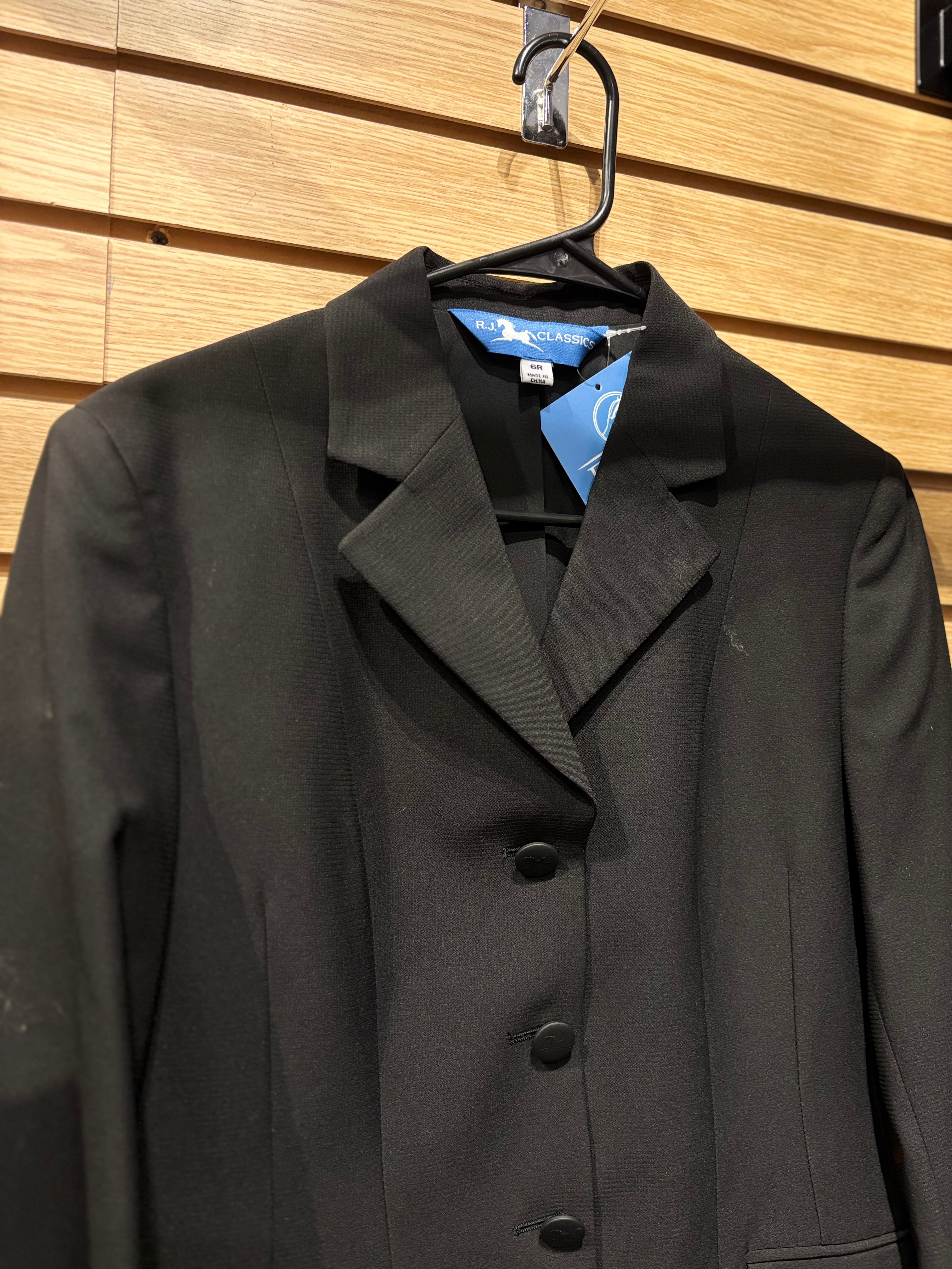 Used 6R Black RJ Classics Hunt Coat