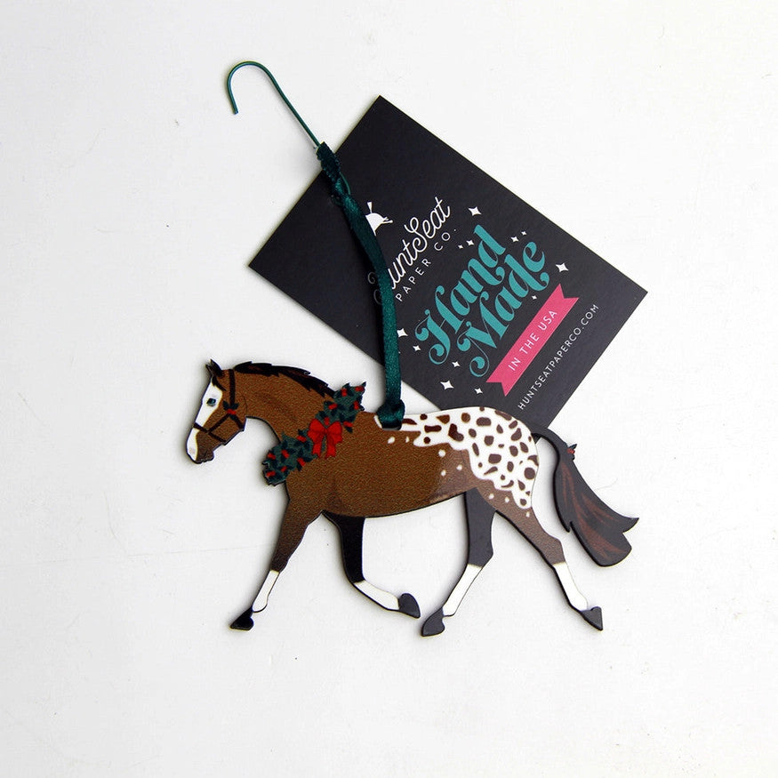 Hunt Seat Paper Co Appaloosa Pony Ornament - sku to order - 60031703