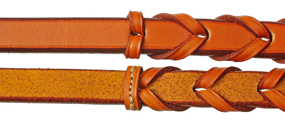 Edgewood Fancy Stitched Raised Laced Reins - supporting