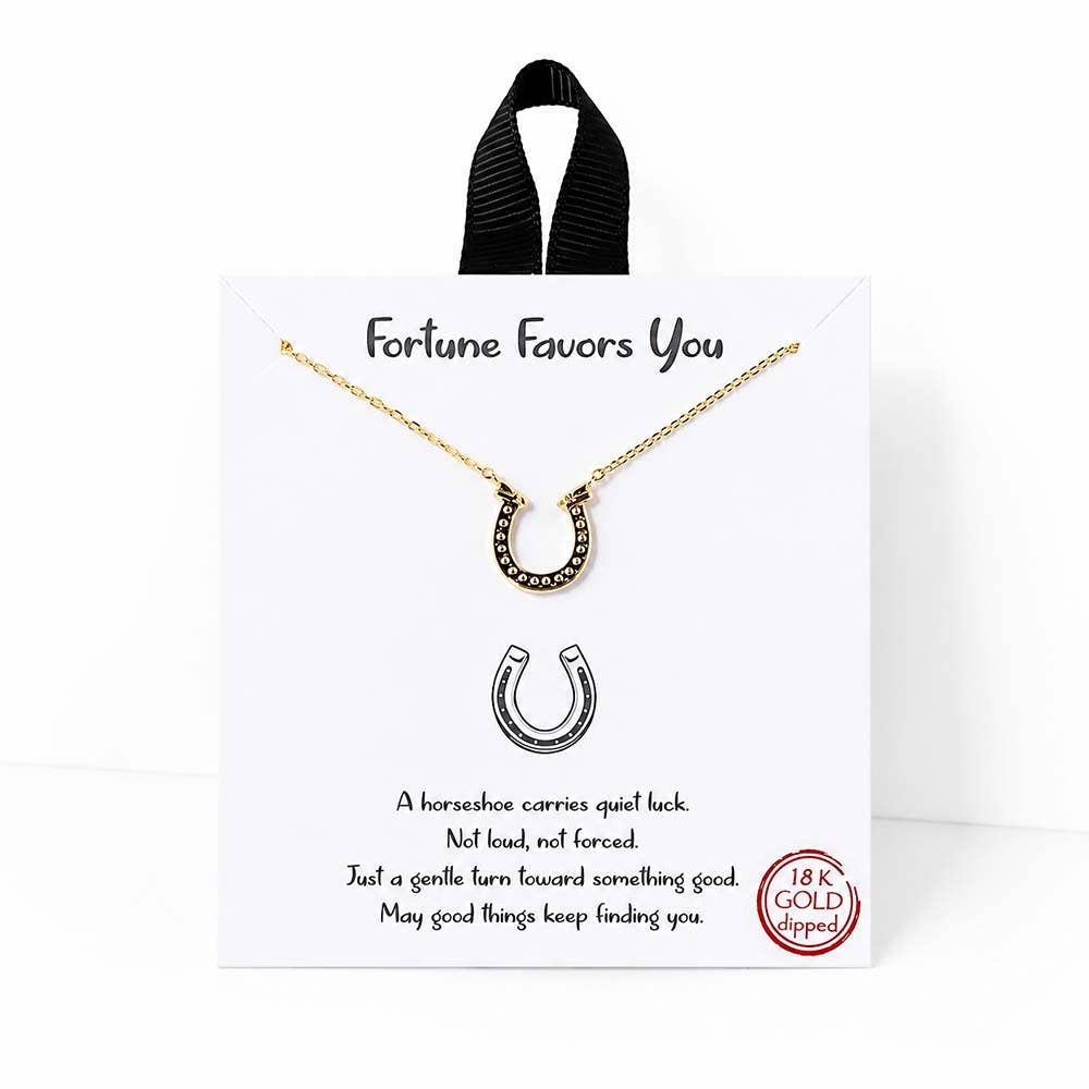 FORTUNE HORSESHOE PENDANT