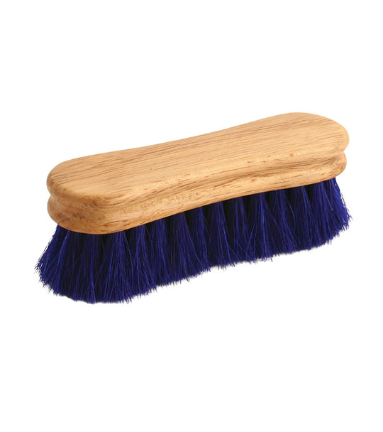 Legends Blue Peanut-Shaped Face Brush 4-1/2"