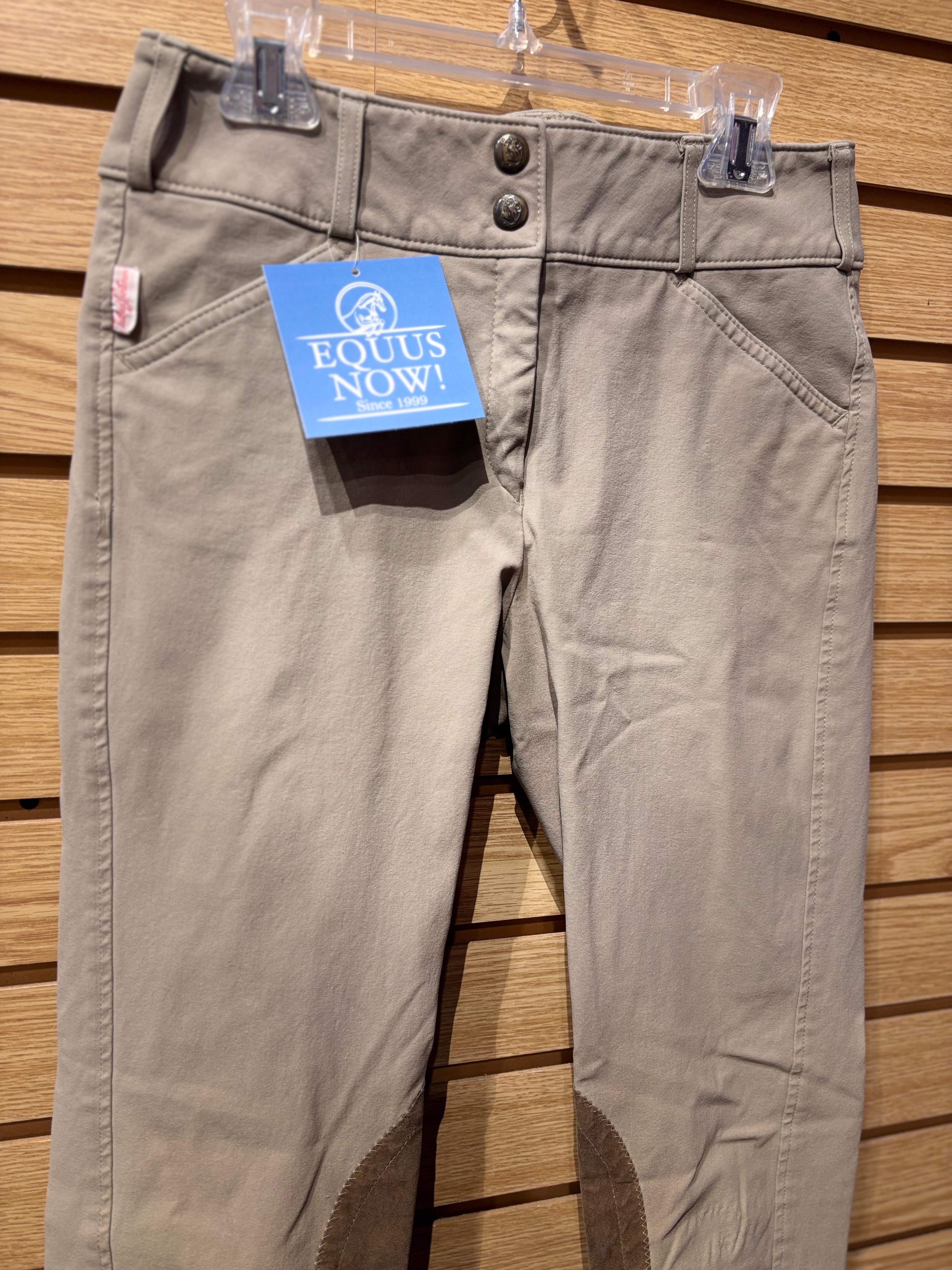 Used 26 Tan Tailored Sportsman Knee Patch Breeches