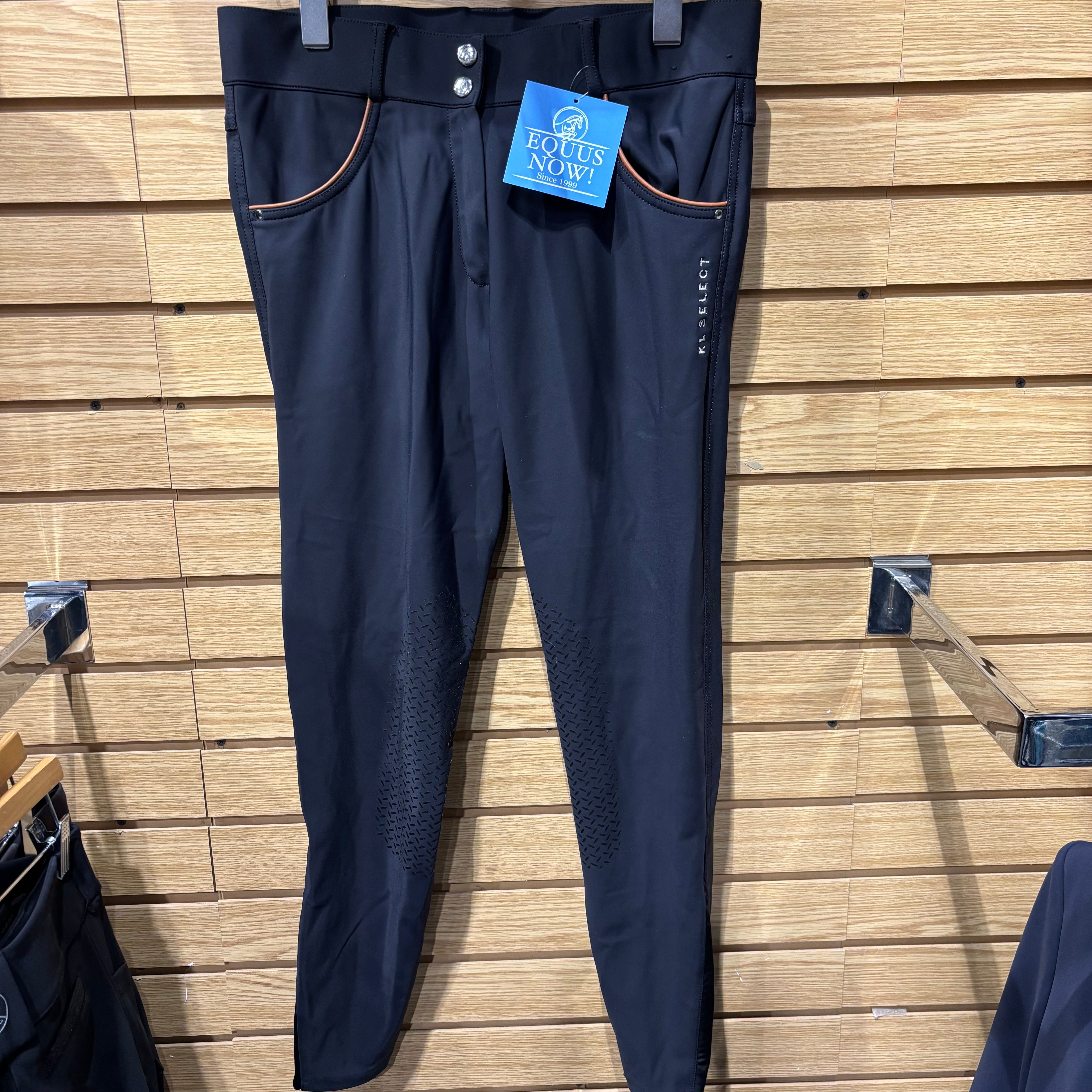 Used KL Select 30R Black/Cognac Breeches