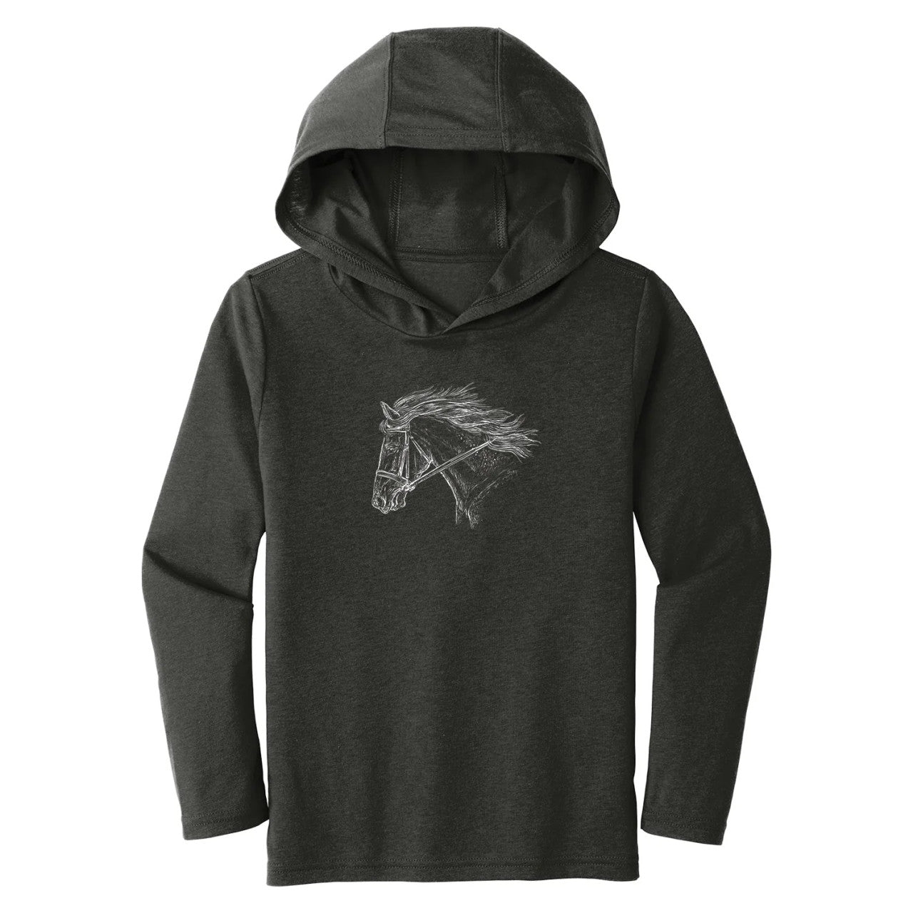 Stirrups Clothing Horse Head Youth Hooded Tee - main