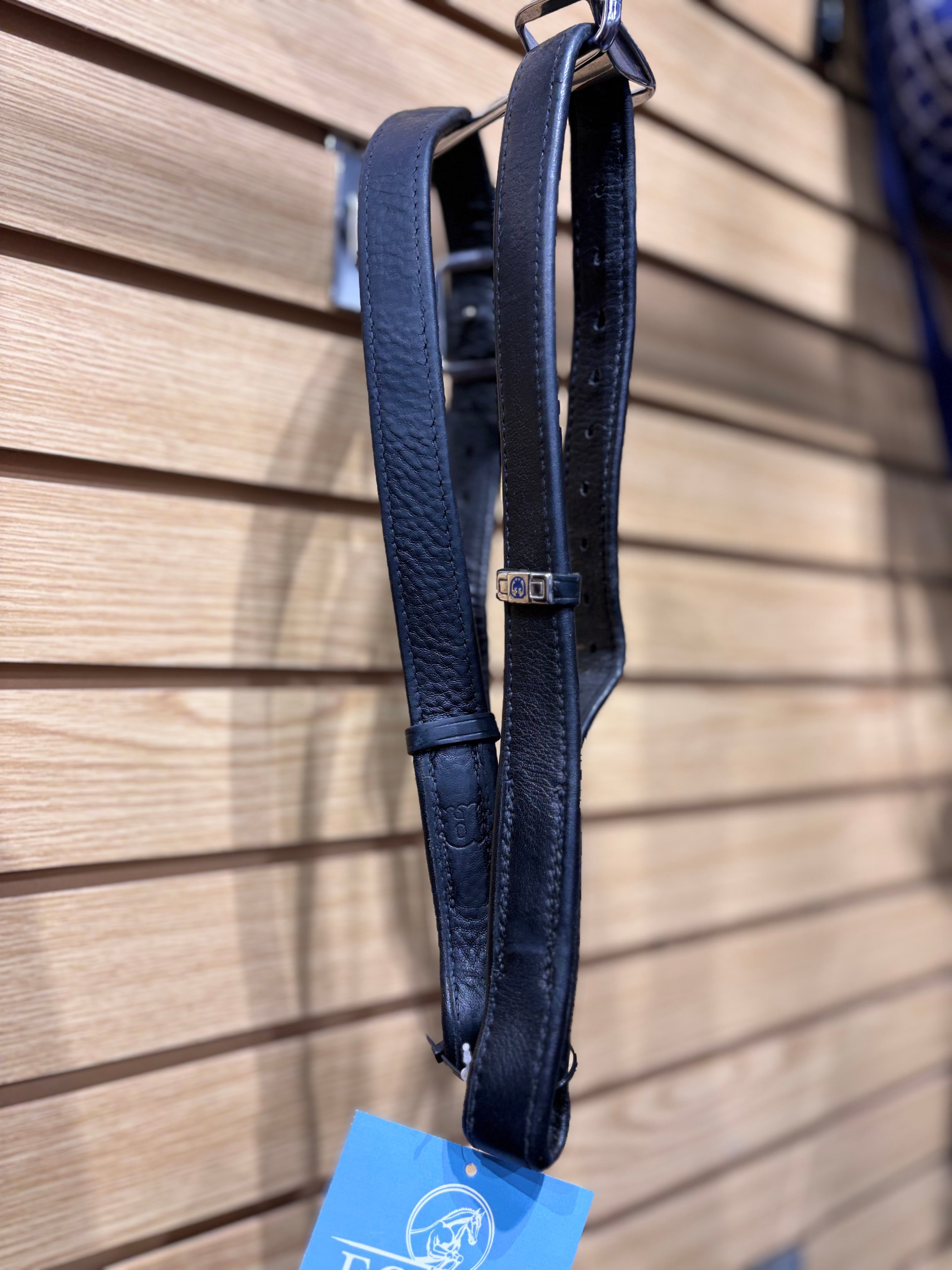 Used 31" Black Stirrup Leathers
