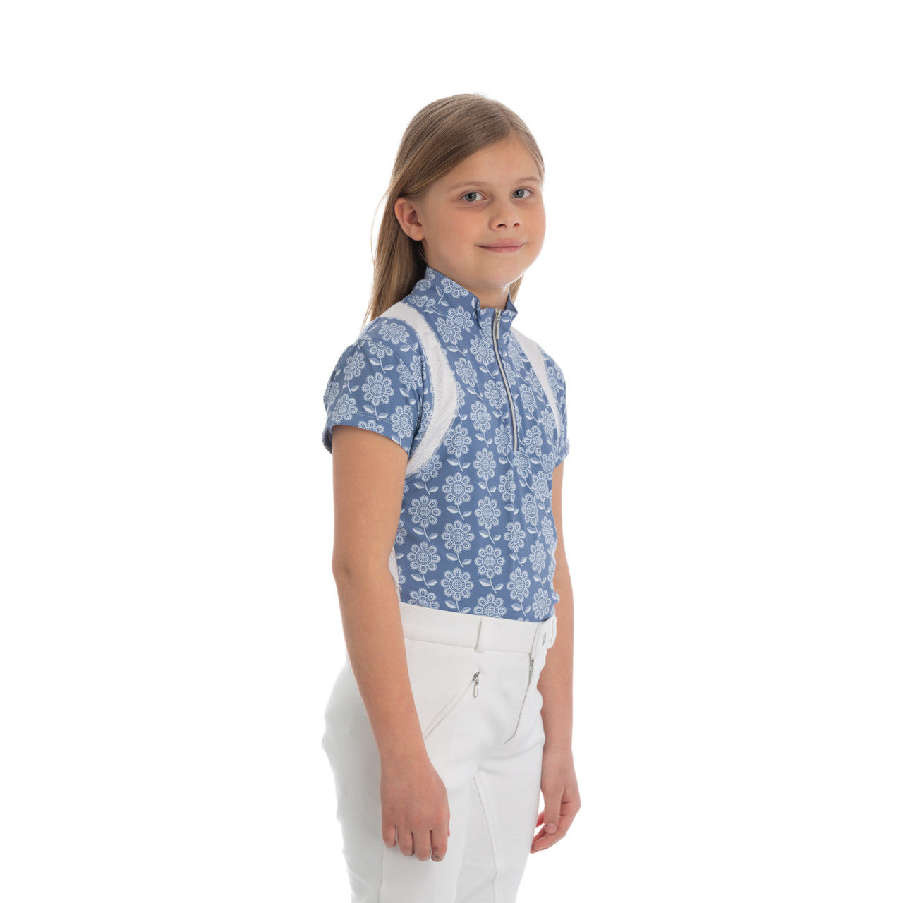 Equinavia Alma Kids Short Sleeve Sun Shirt - supporting