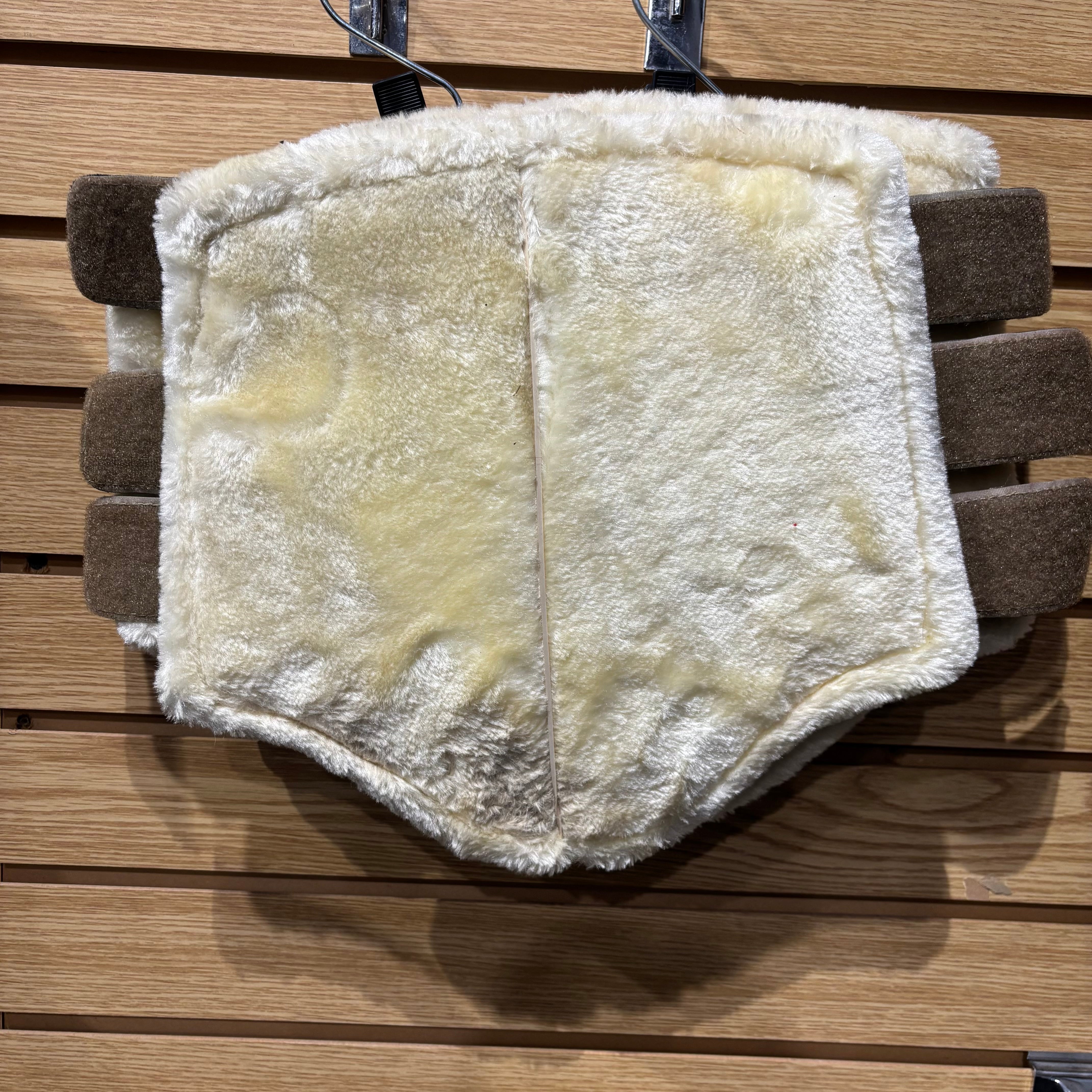 Used PS of Sweden Full Tan Fleece Brushing Boots (4)