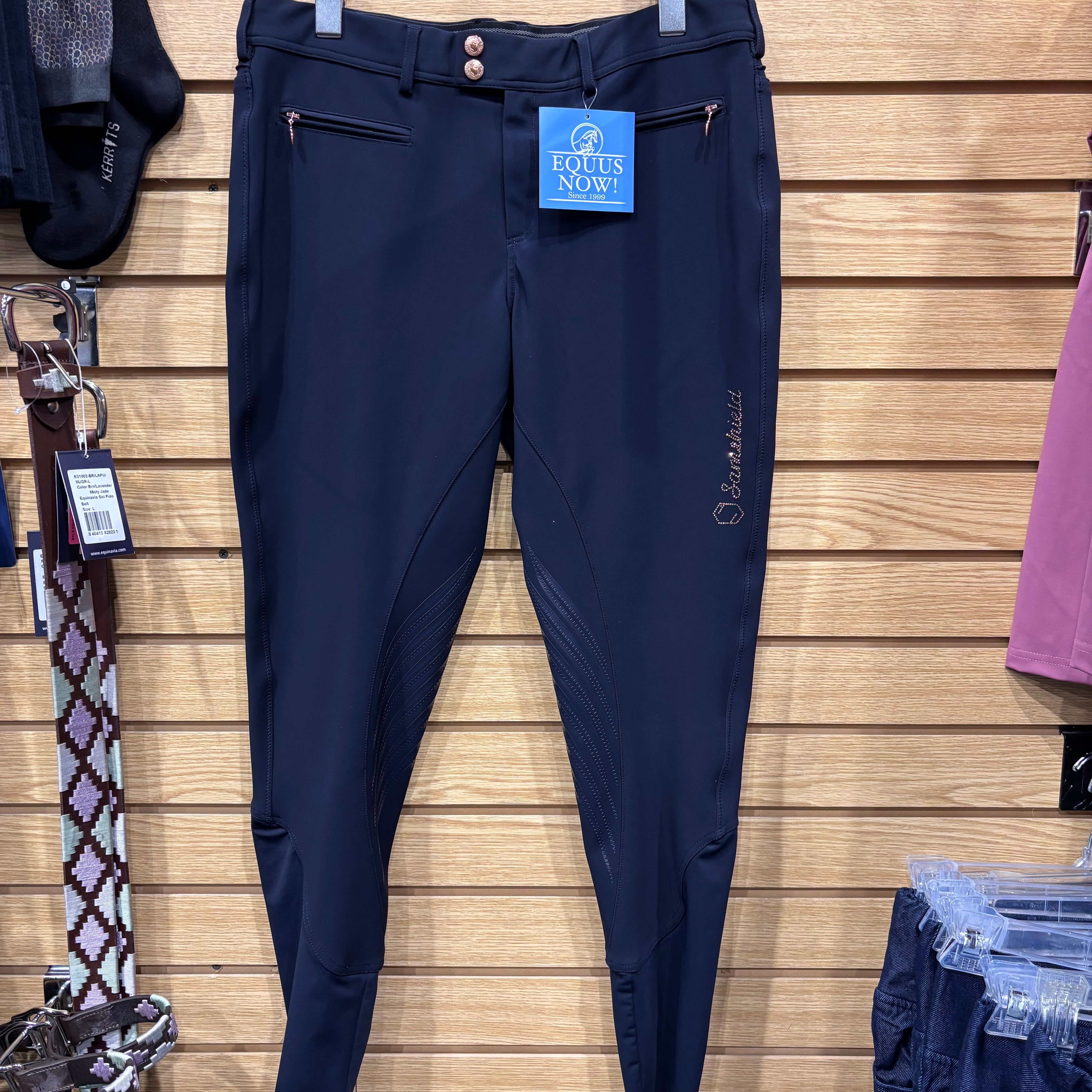 Used Samshield 42 Navy Knee Patch Breeches