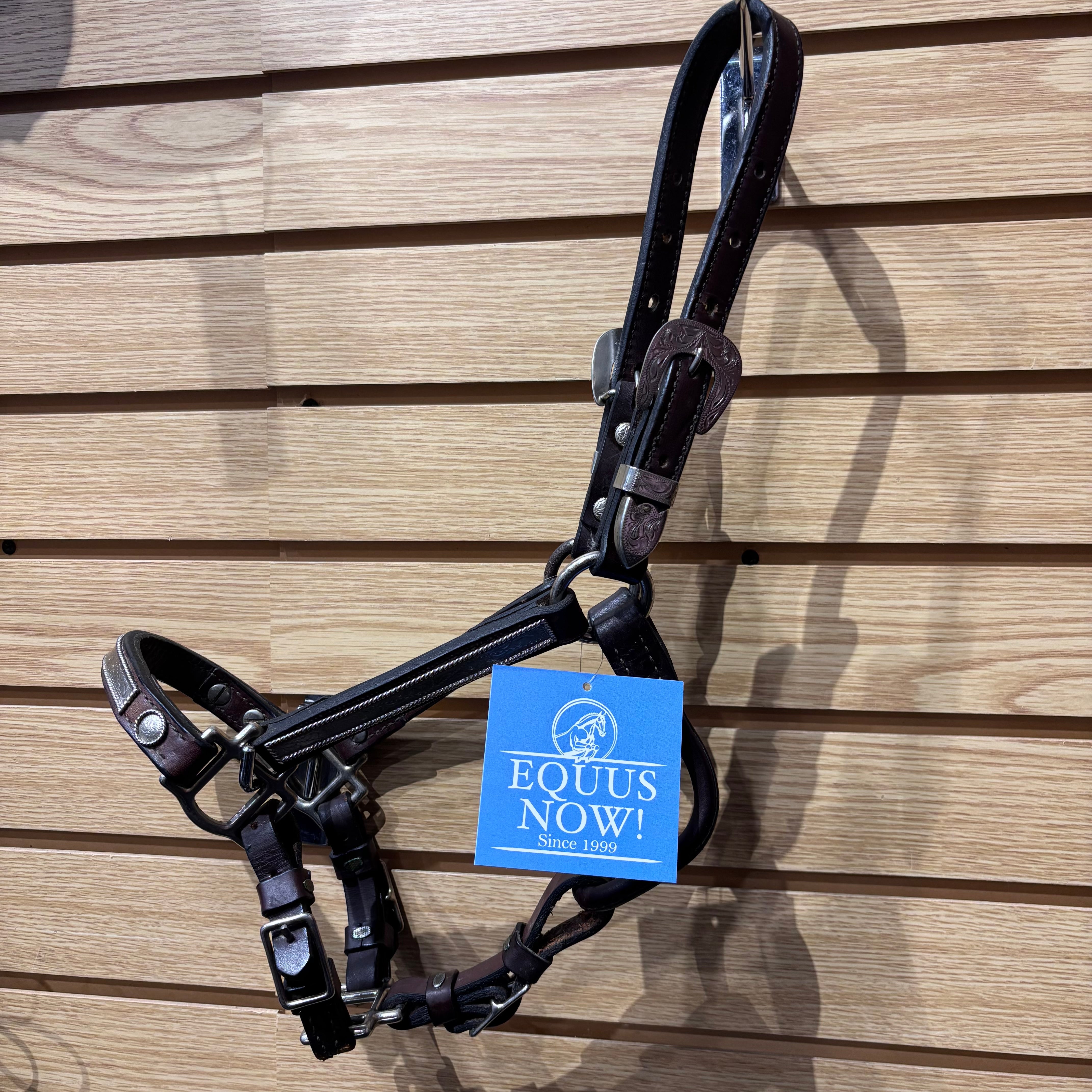 Used Small/Yearling/Pony Brown Western Show Halter