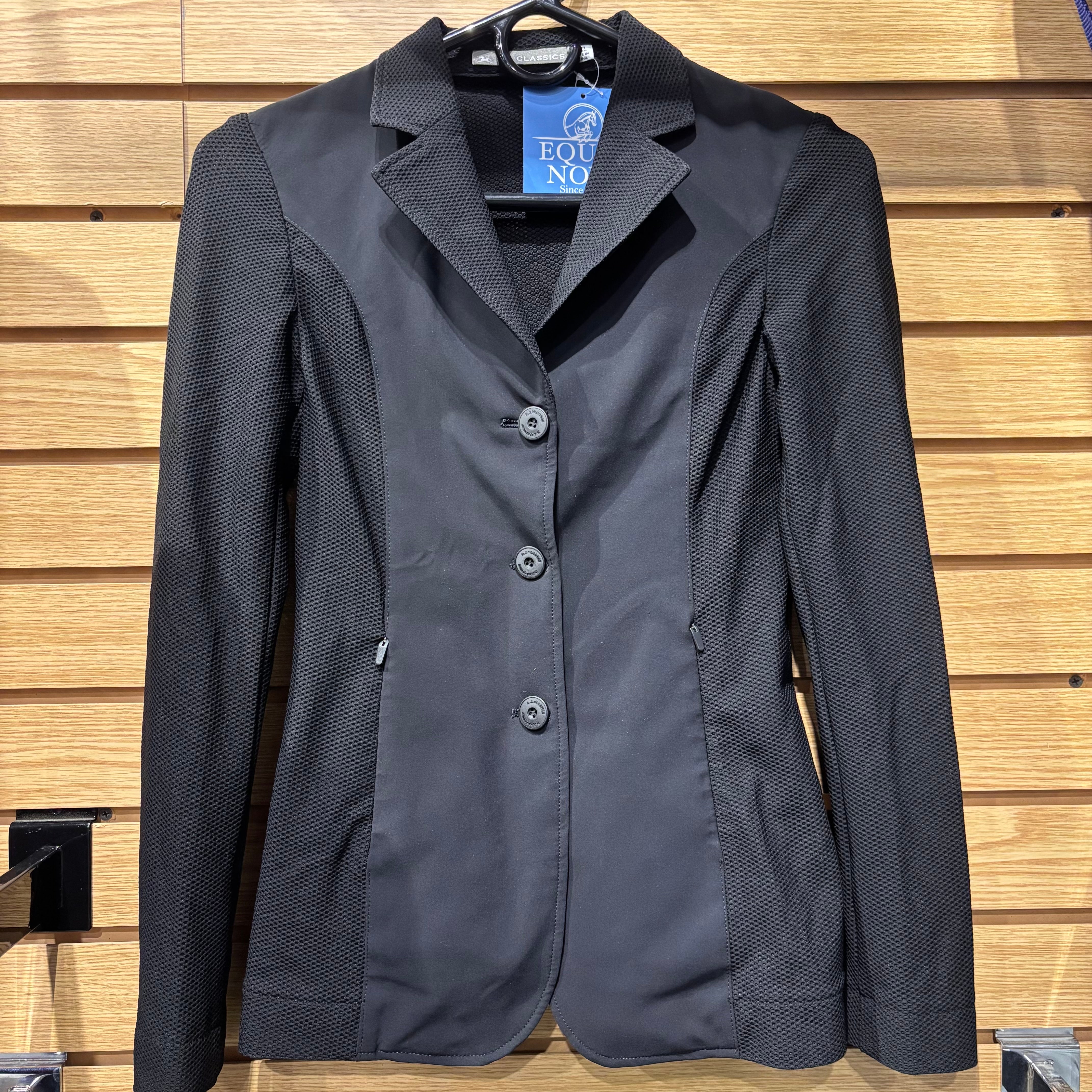 Used 16R Black RJ Classics Harmony Mesh Show Coat