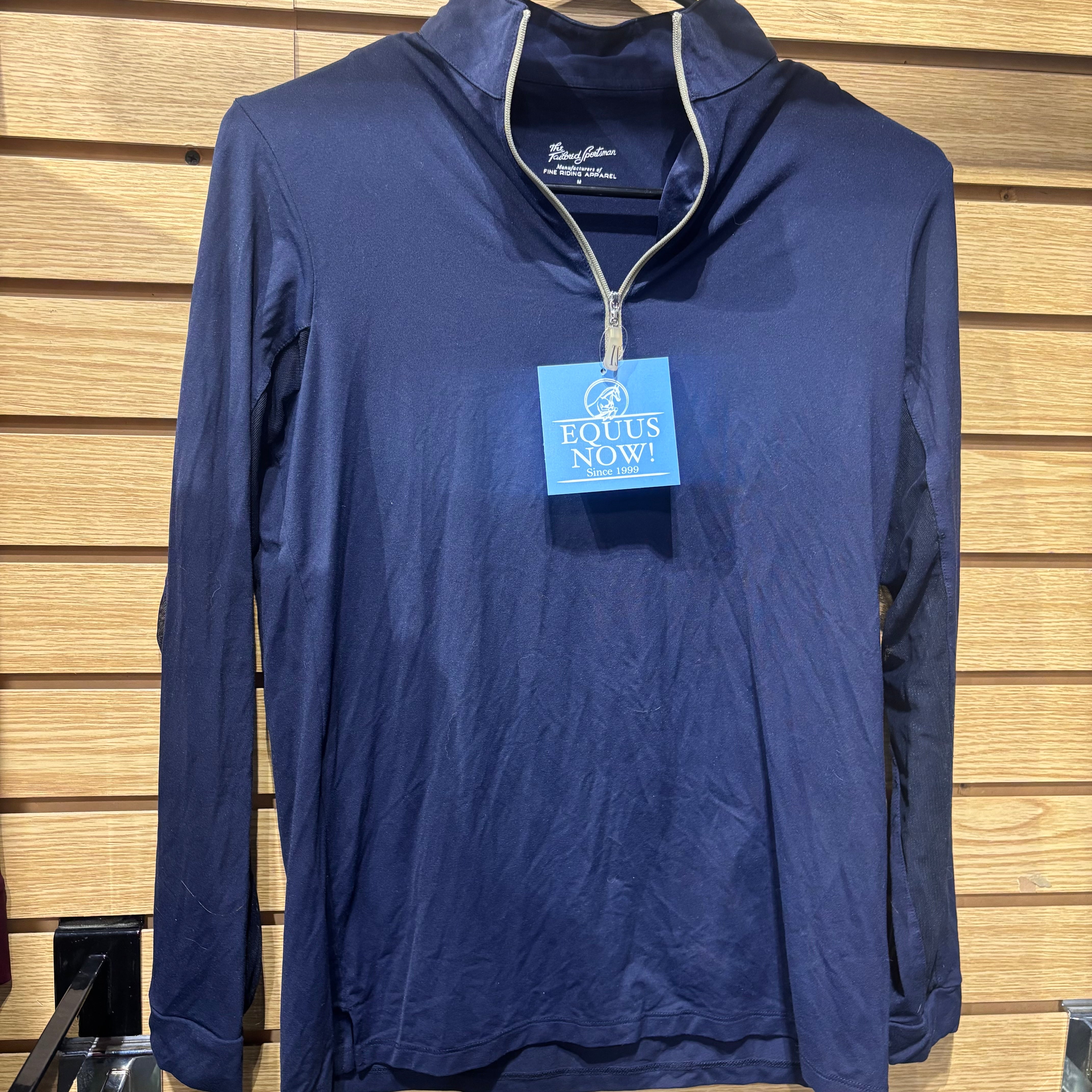 Used Medium Navy Tailored Sportsman Sun Shirt