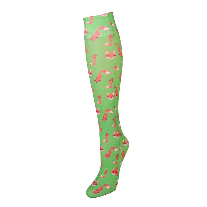 Ovation Ladies Zocks Boot Socks - Z004 Playful Foxes