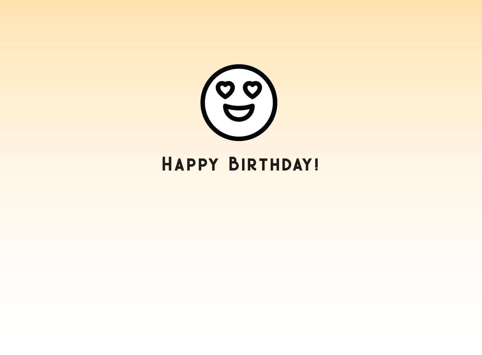 Horse Hollow Press Birthday Card | Frown/Smile