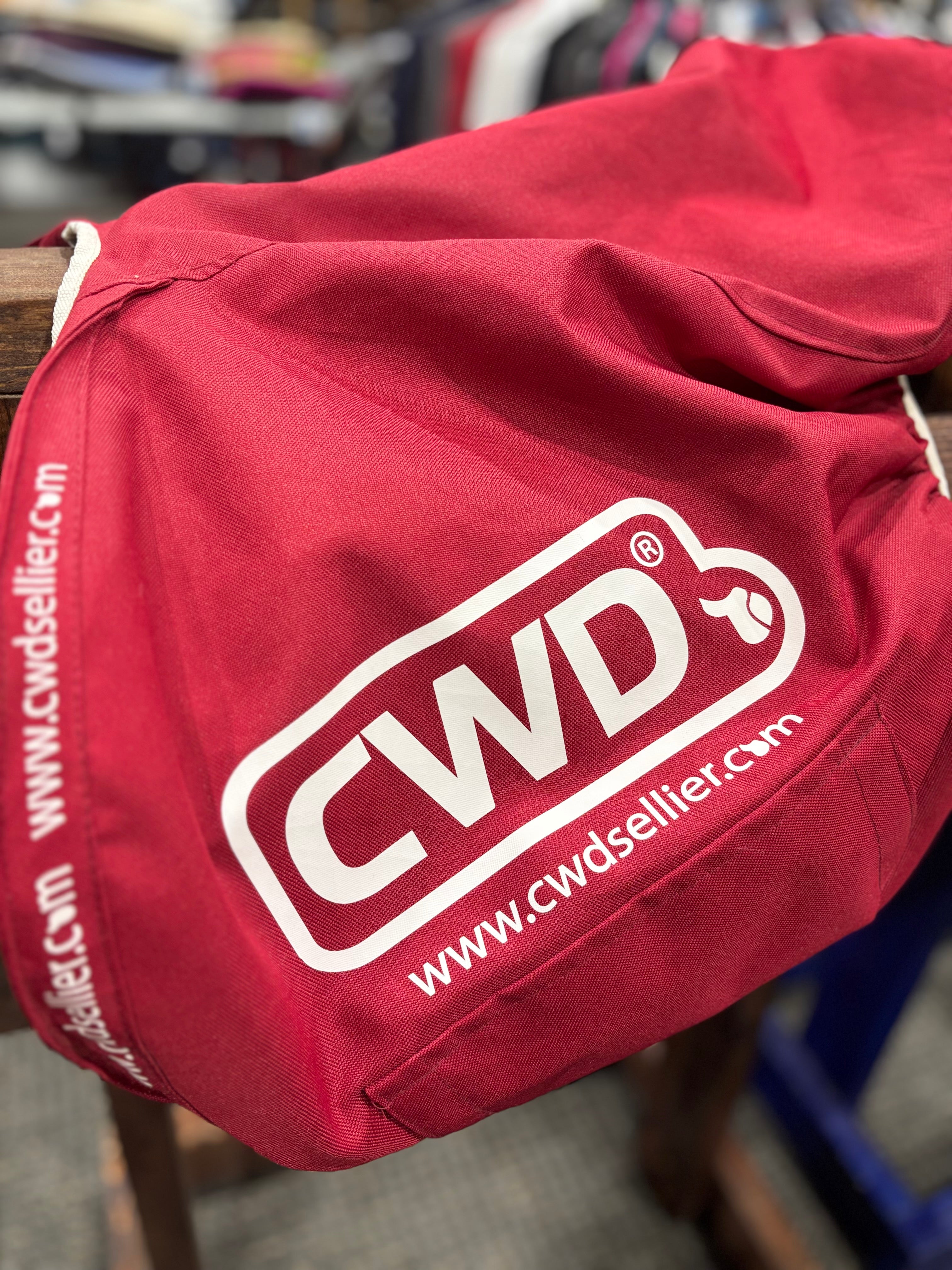 Used Small Red CWD Saddle Cover