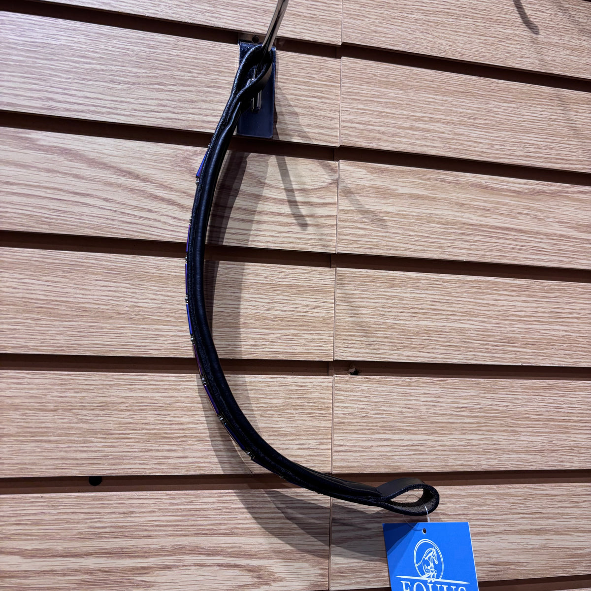 Used Full Black/Purple Gemstone Browband