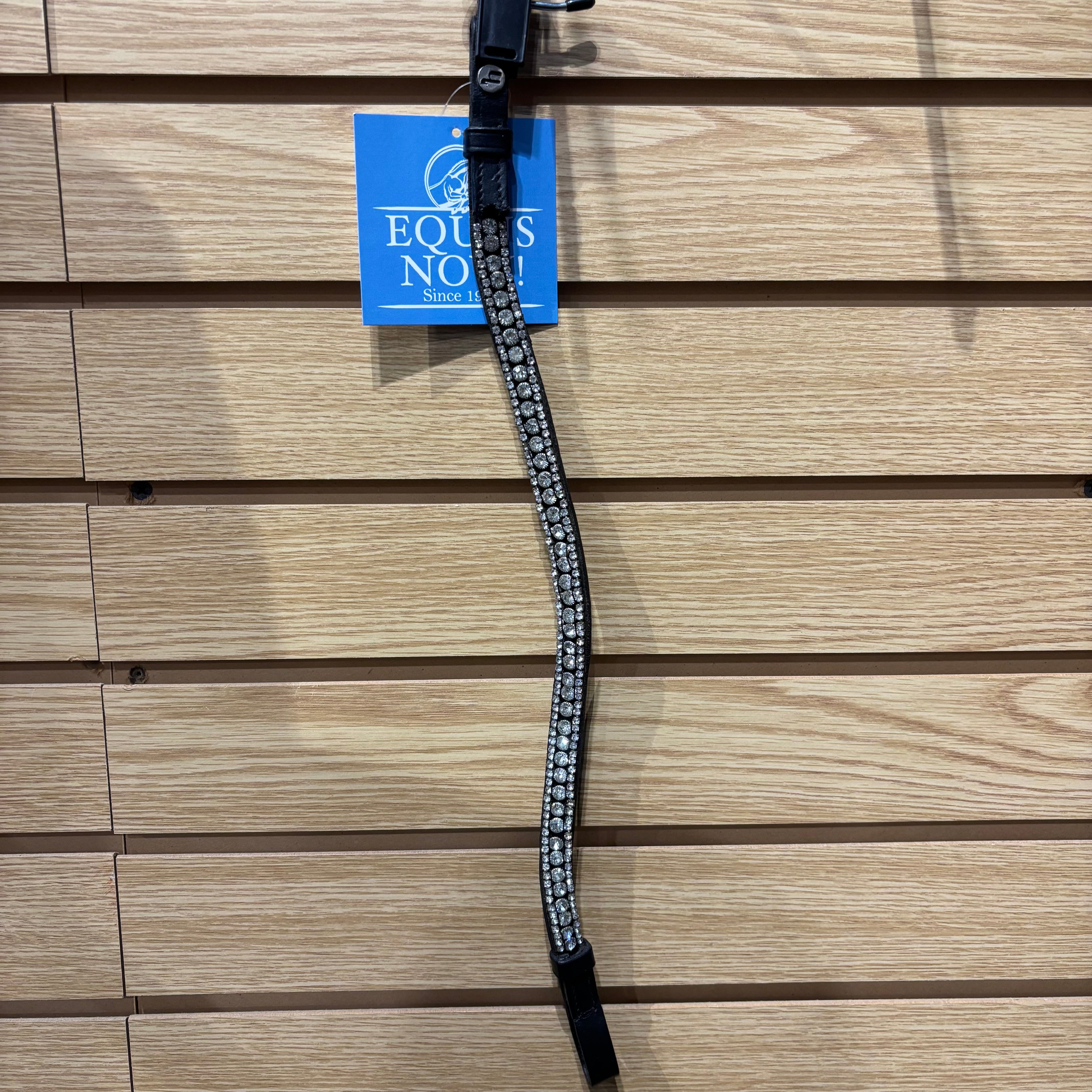 Used Horze Black Bling Browband