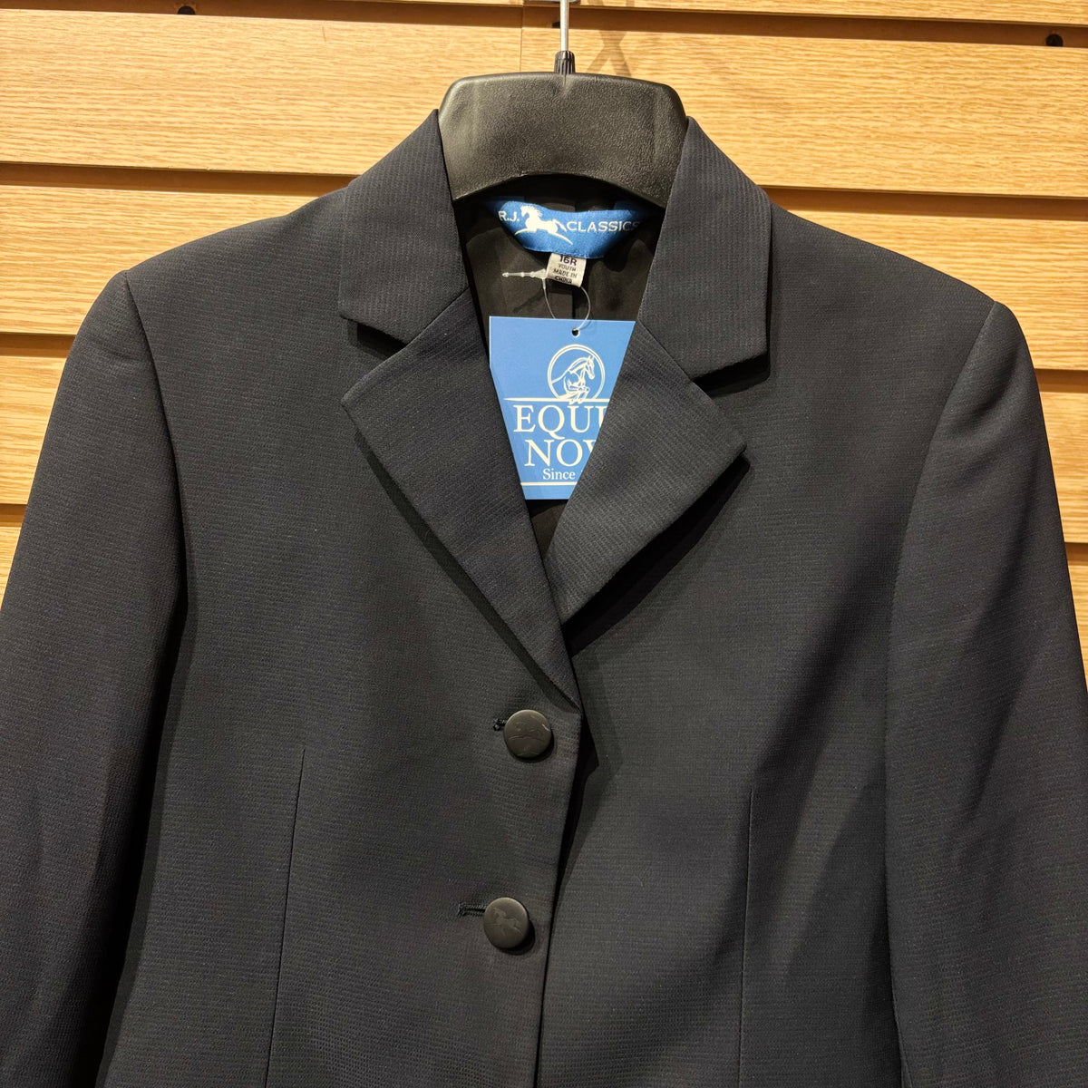 Used Youth 16R Navy RJ Classics Hunt Coat