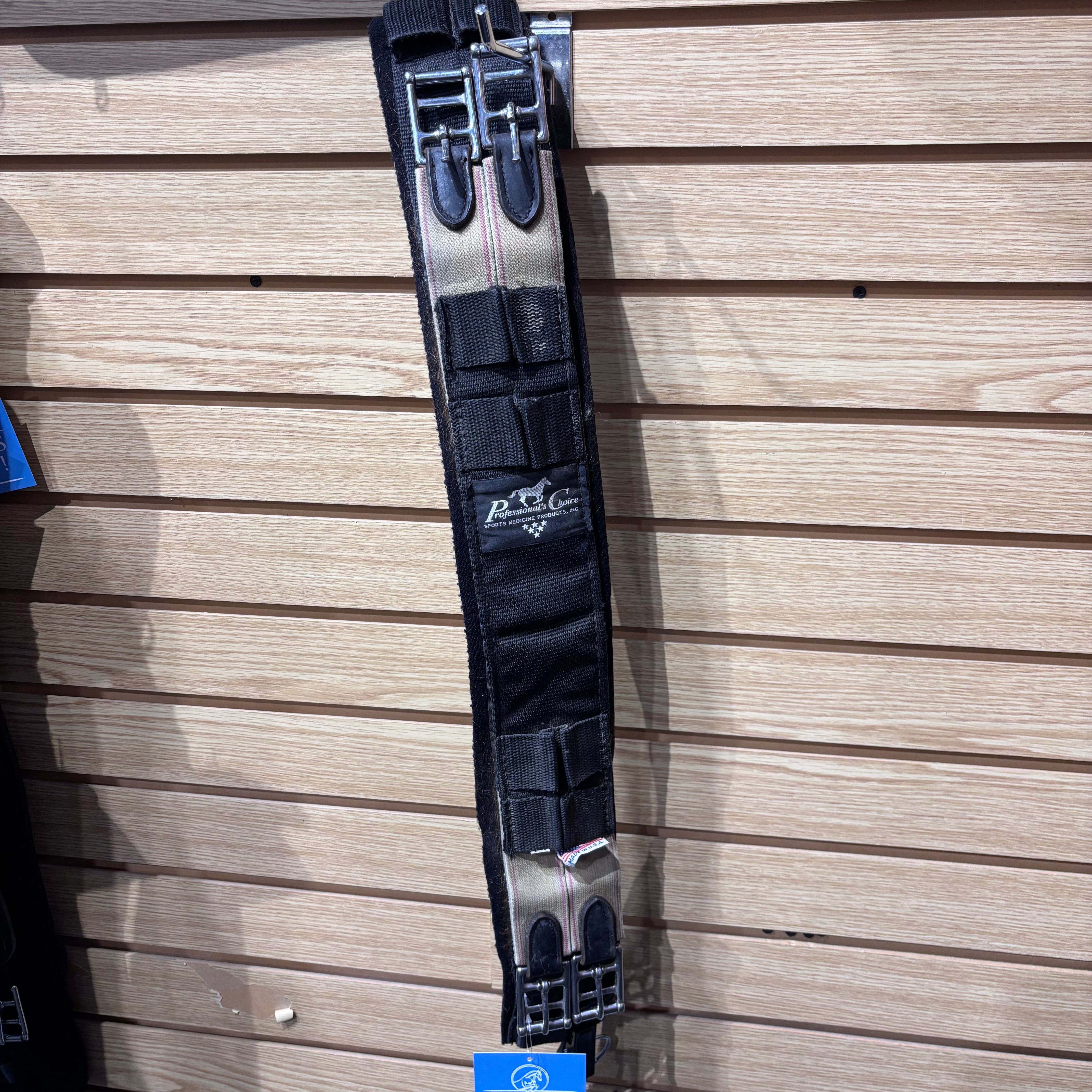Used 24 Black Professionals Choice Dressage Girth