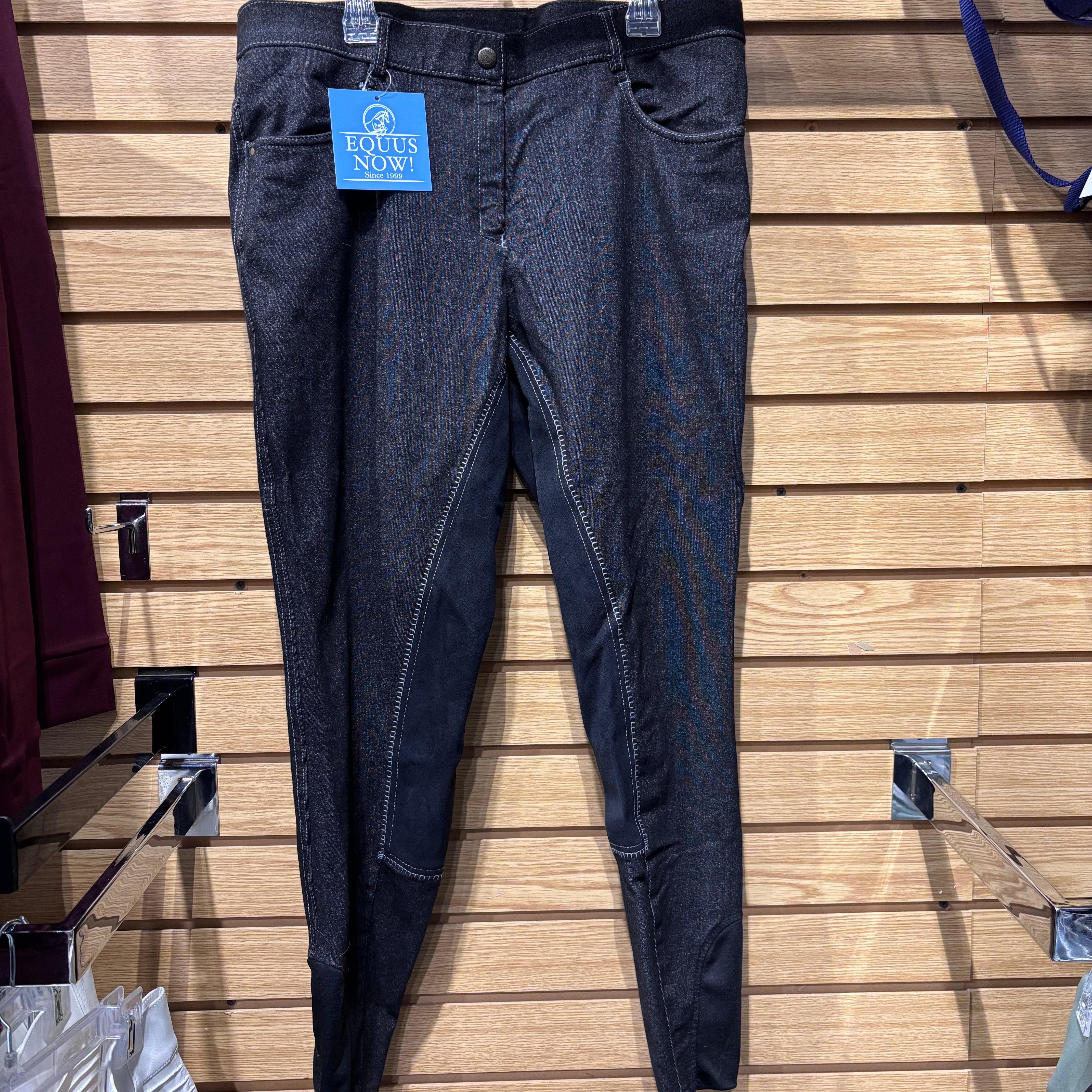 Used 32R Grey Ovation Full Seat Breeches