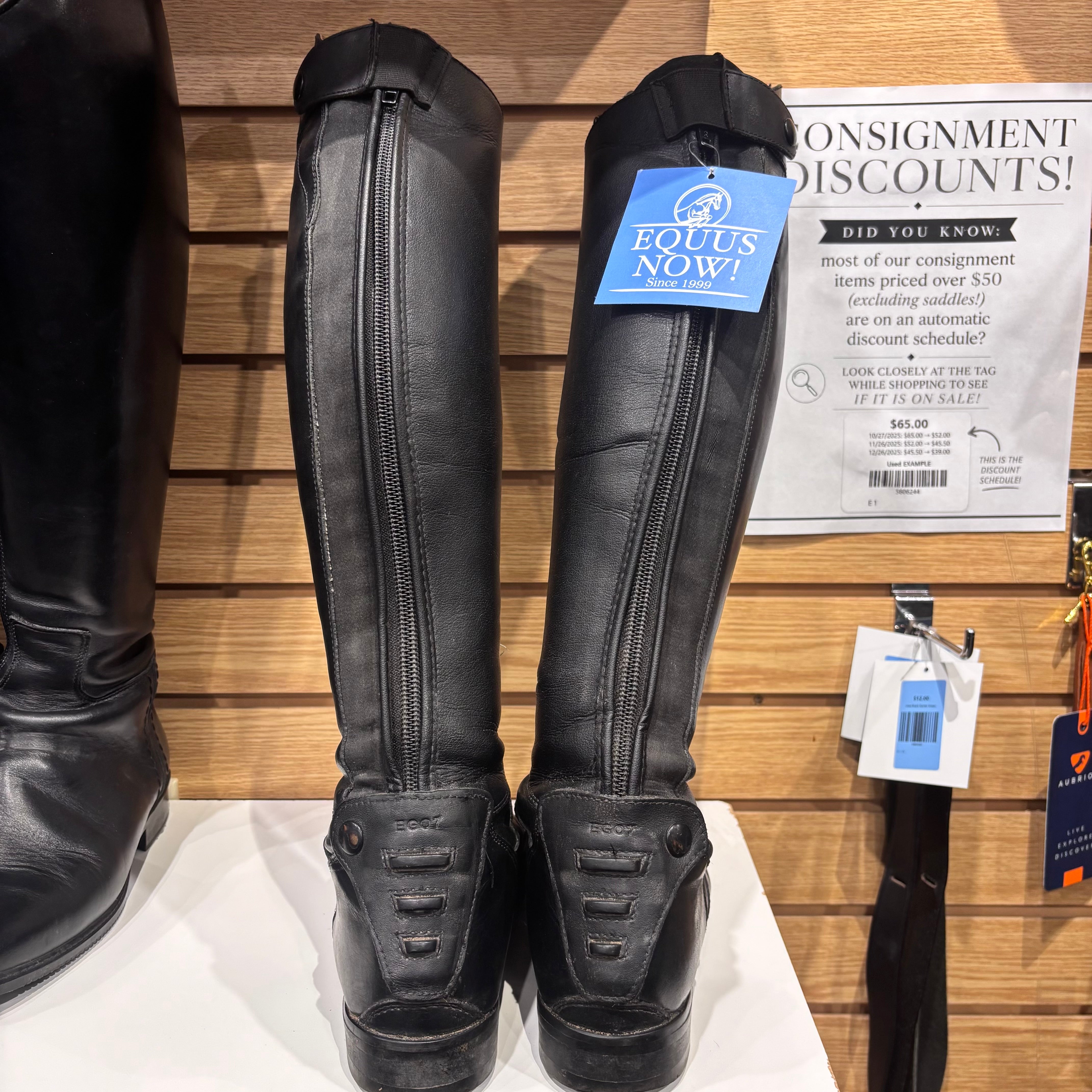Used Ego 7 38 M/O Tall Boots