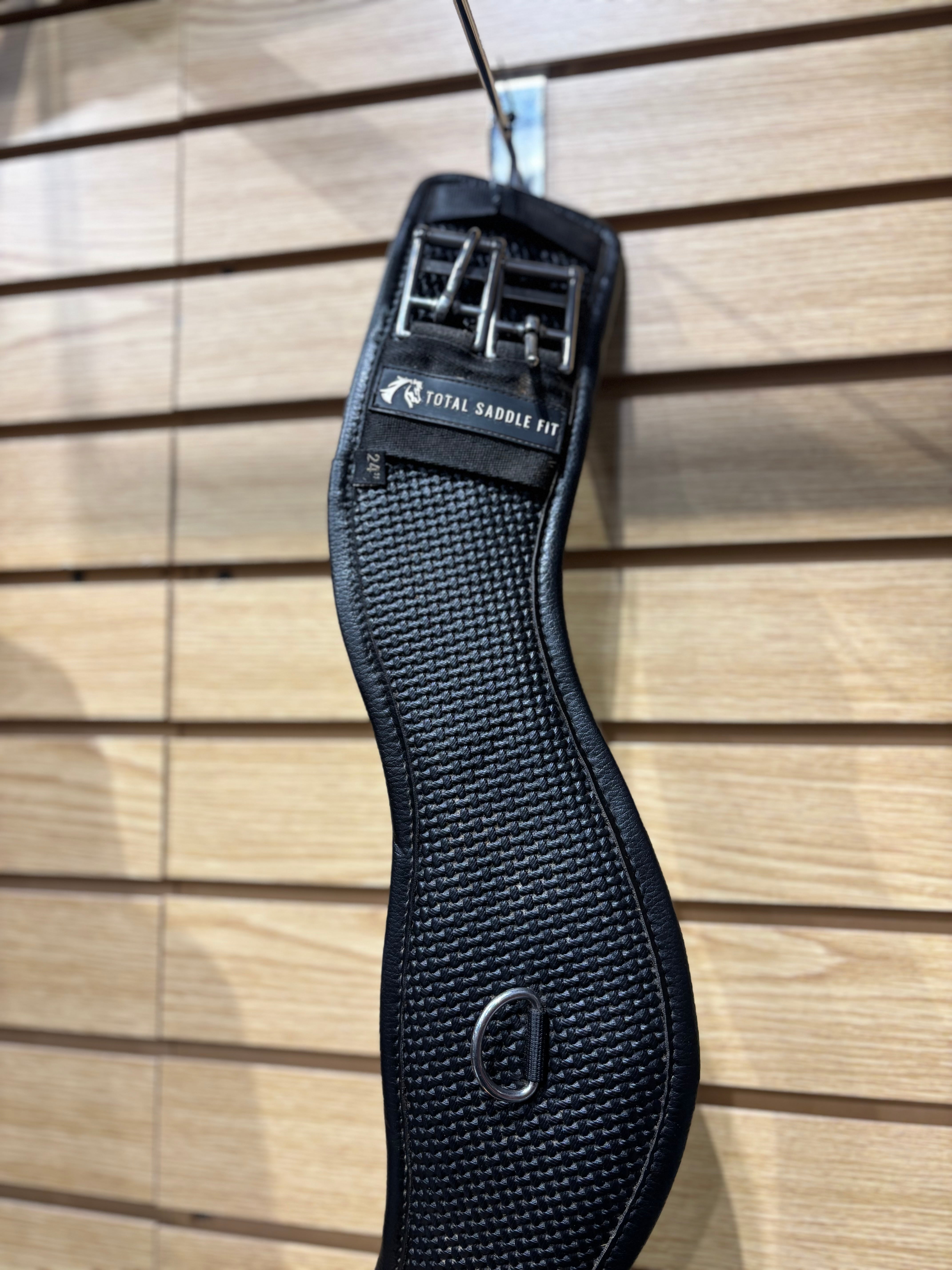 Used Total Saddle Fit 24" Black Shoulder Relief Girth