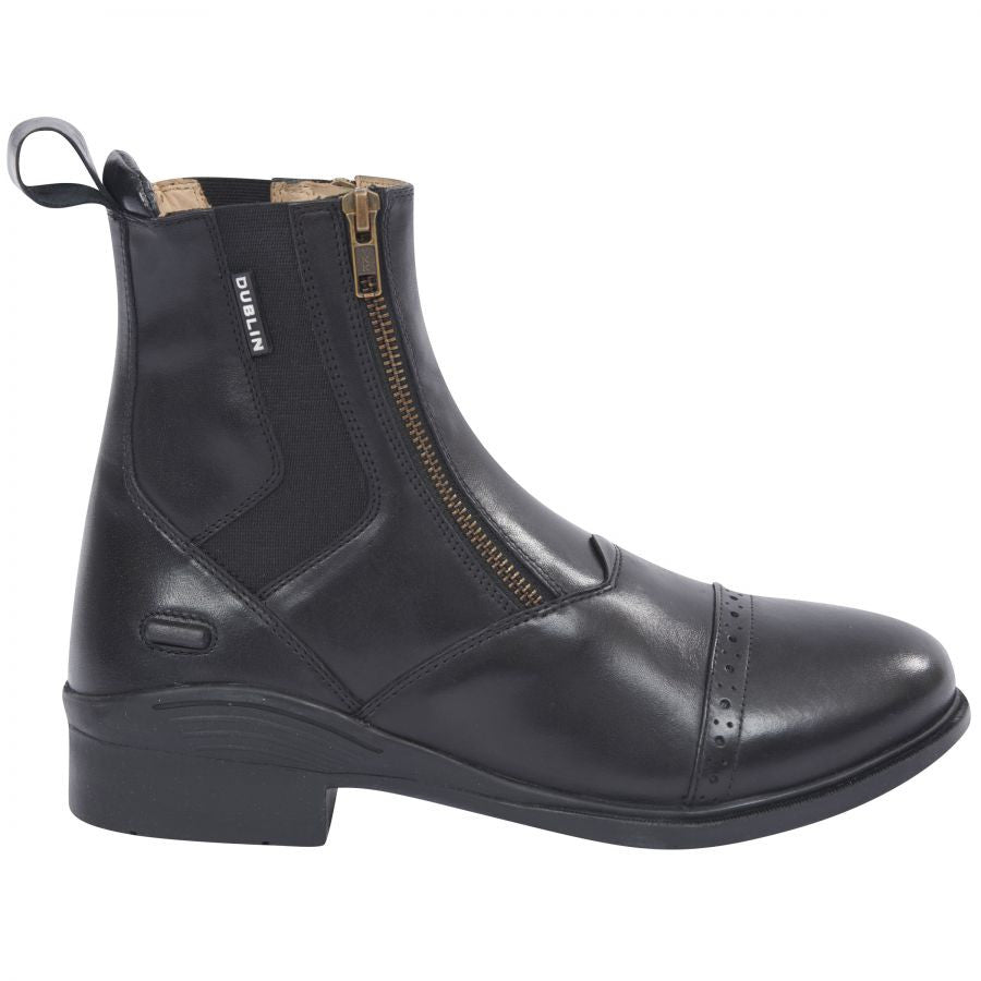 Dublin Evolution Double Zip Front Paddock Boots - SALE - supporting