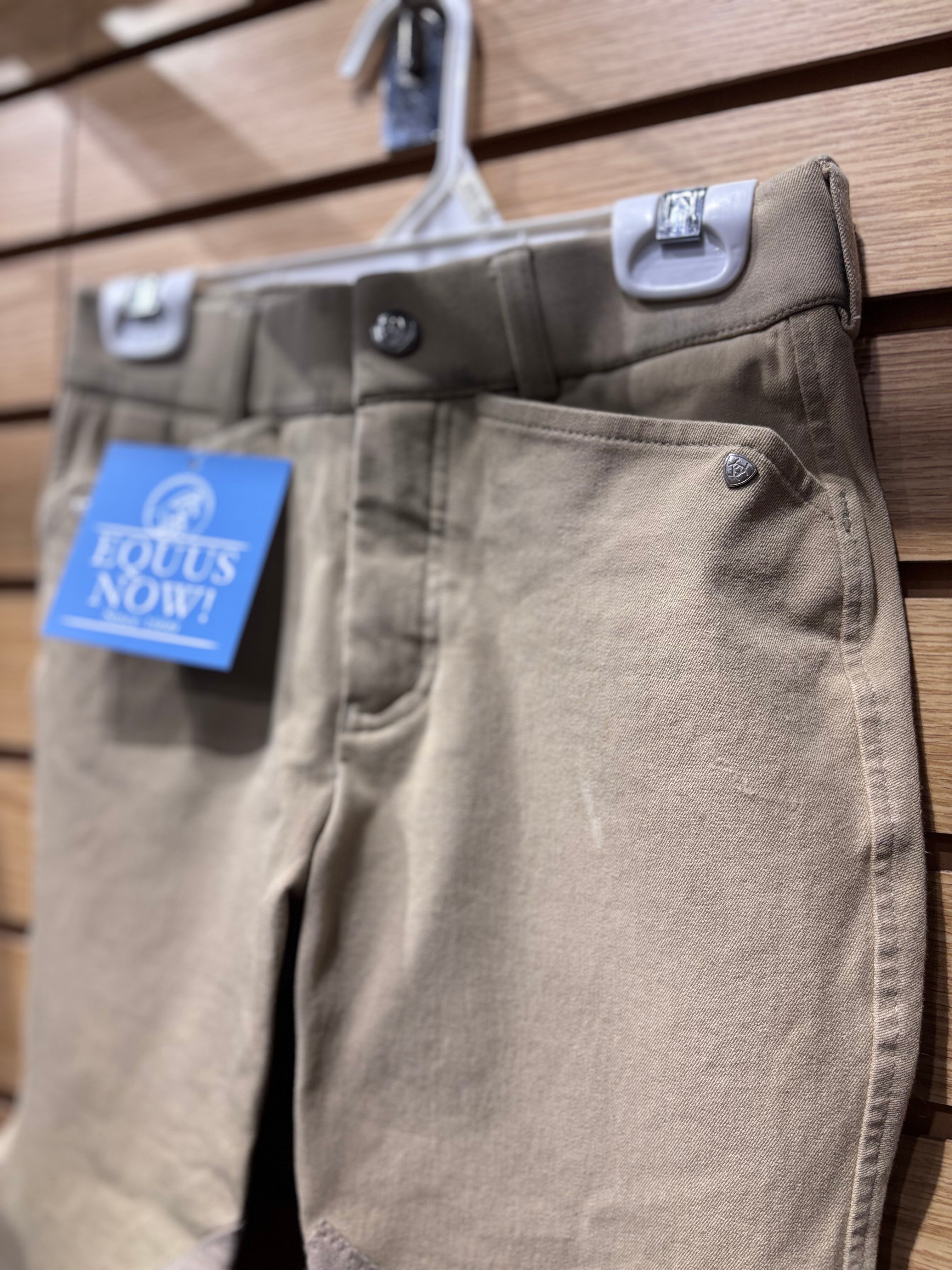 Used Youth US 8 Tan Ariat Heritage Breeches