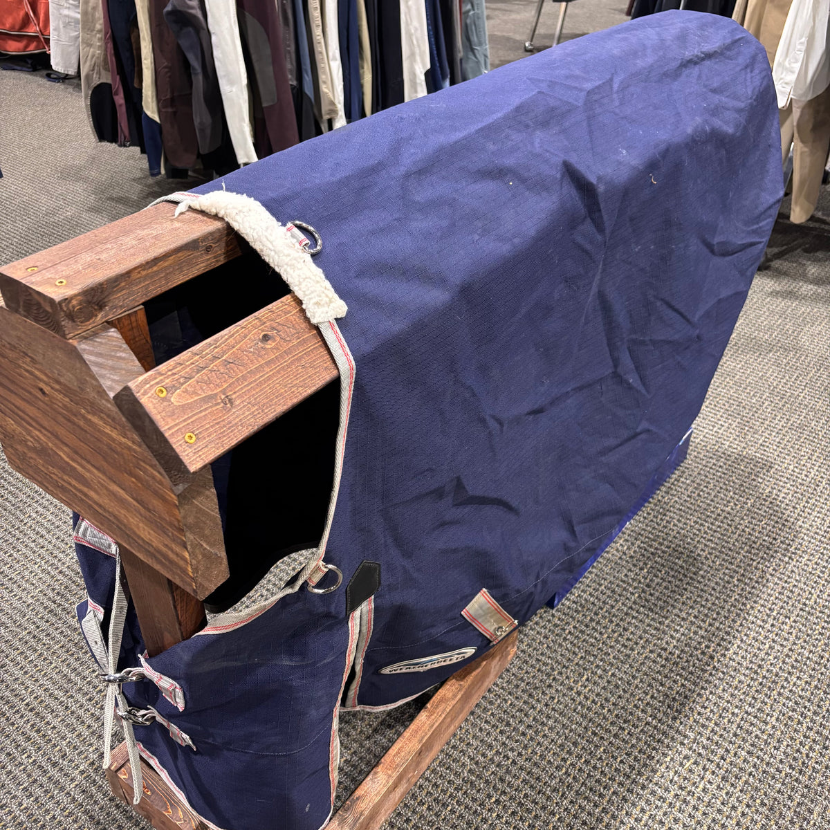 Used 66" Weatherbeeta Comfitec Standard Neck Navy Turnout Sheet