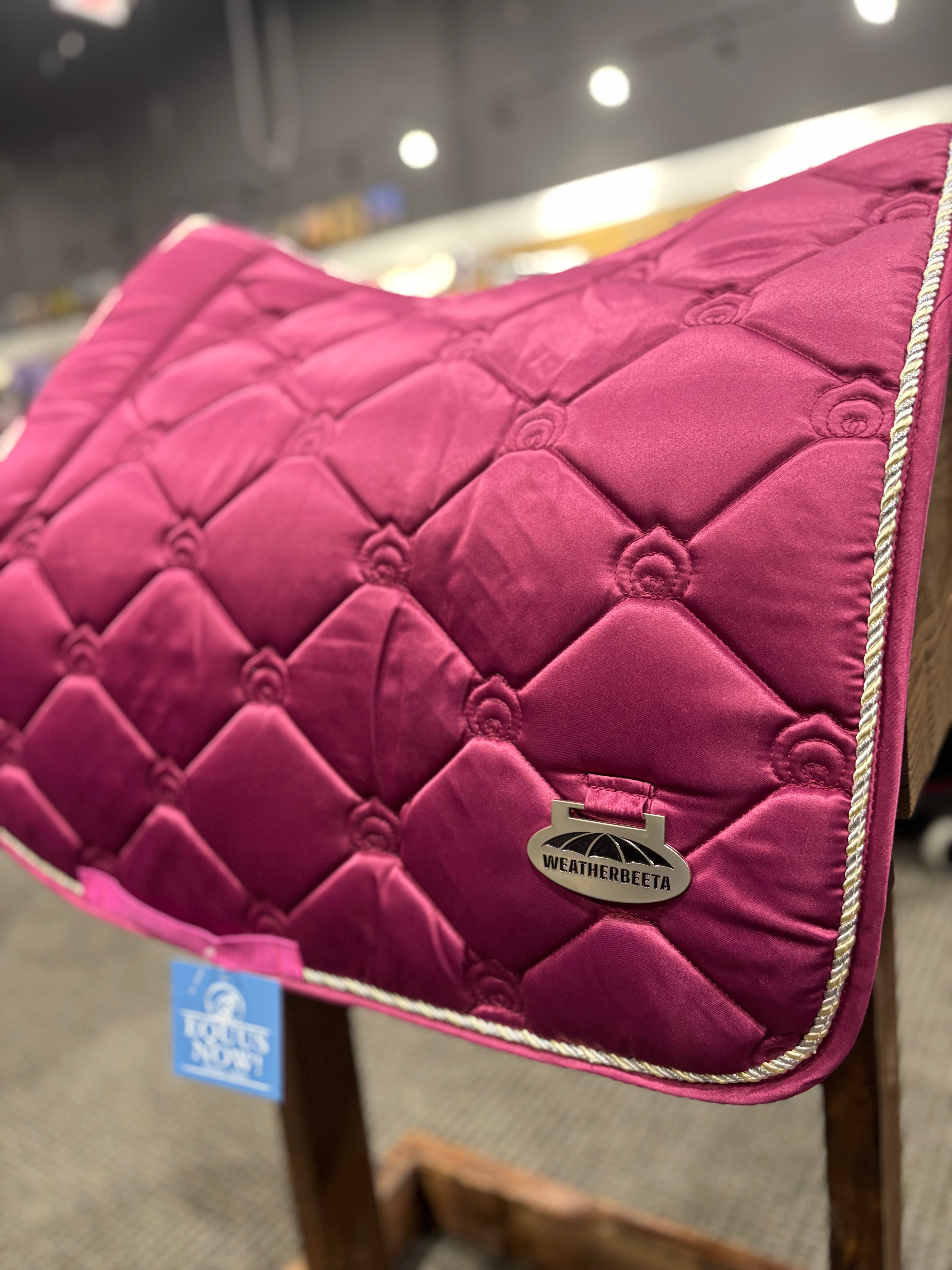 Used Weatherbeeta Plum Dressage Saddle Pad
