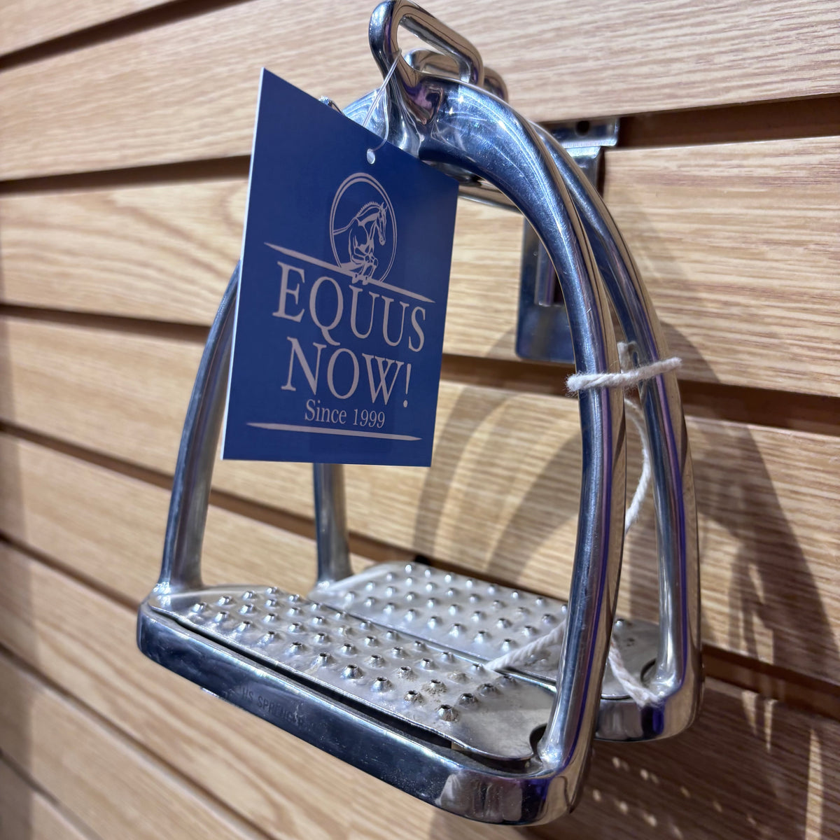 Used 4.75" Herm Sprenger ISI Stirrups w Cheese Grater Pads