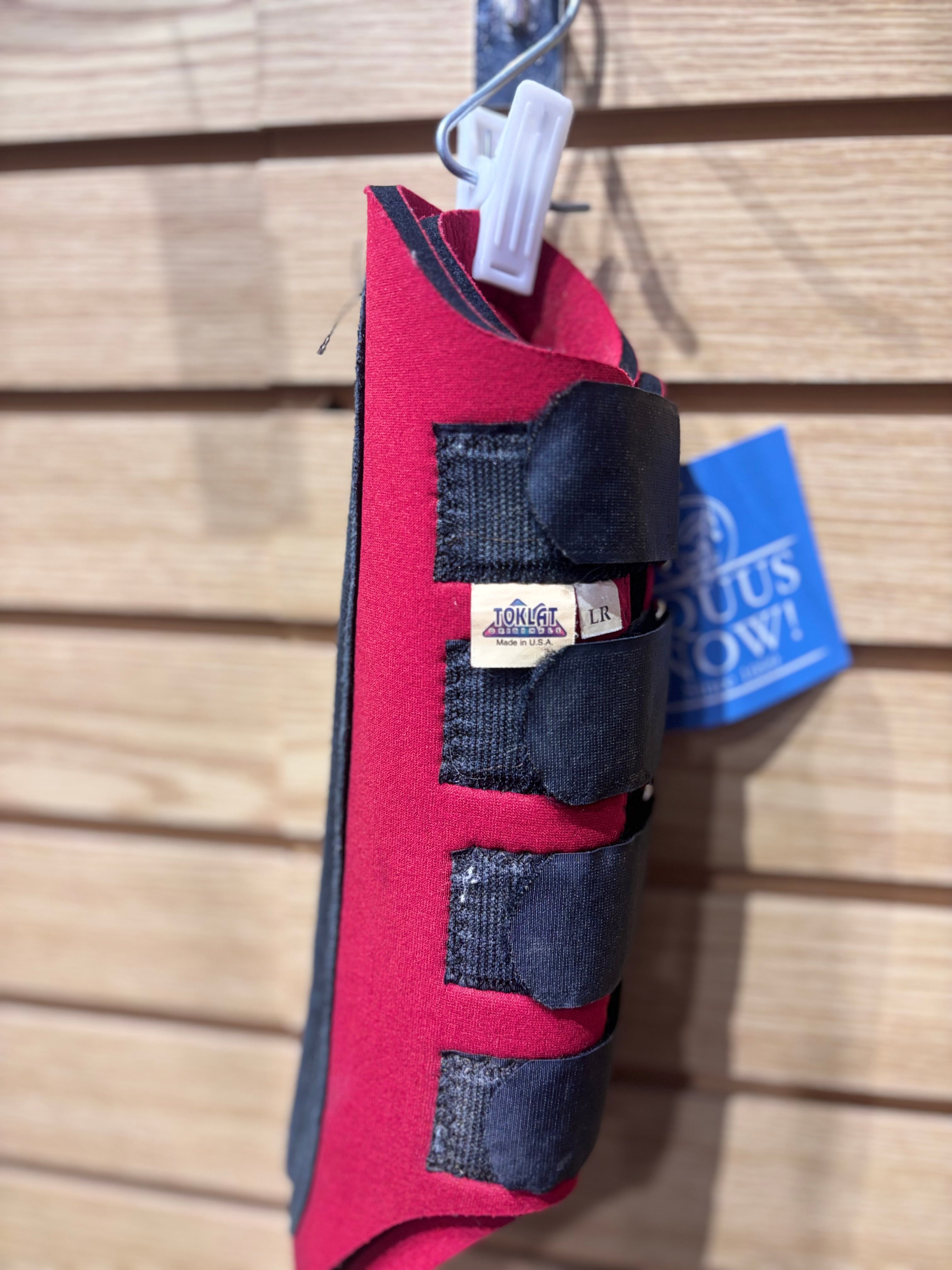 Used Red Toklat Splint Boots