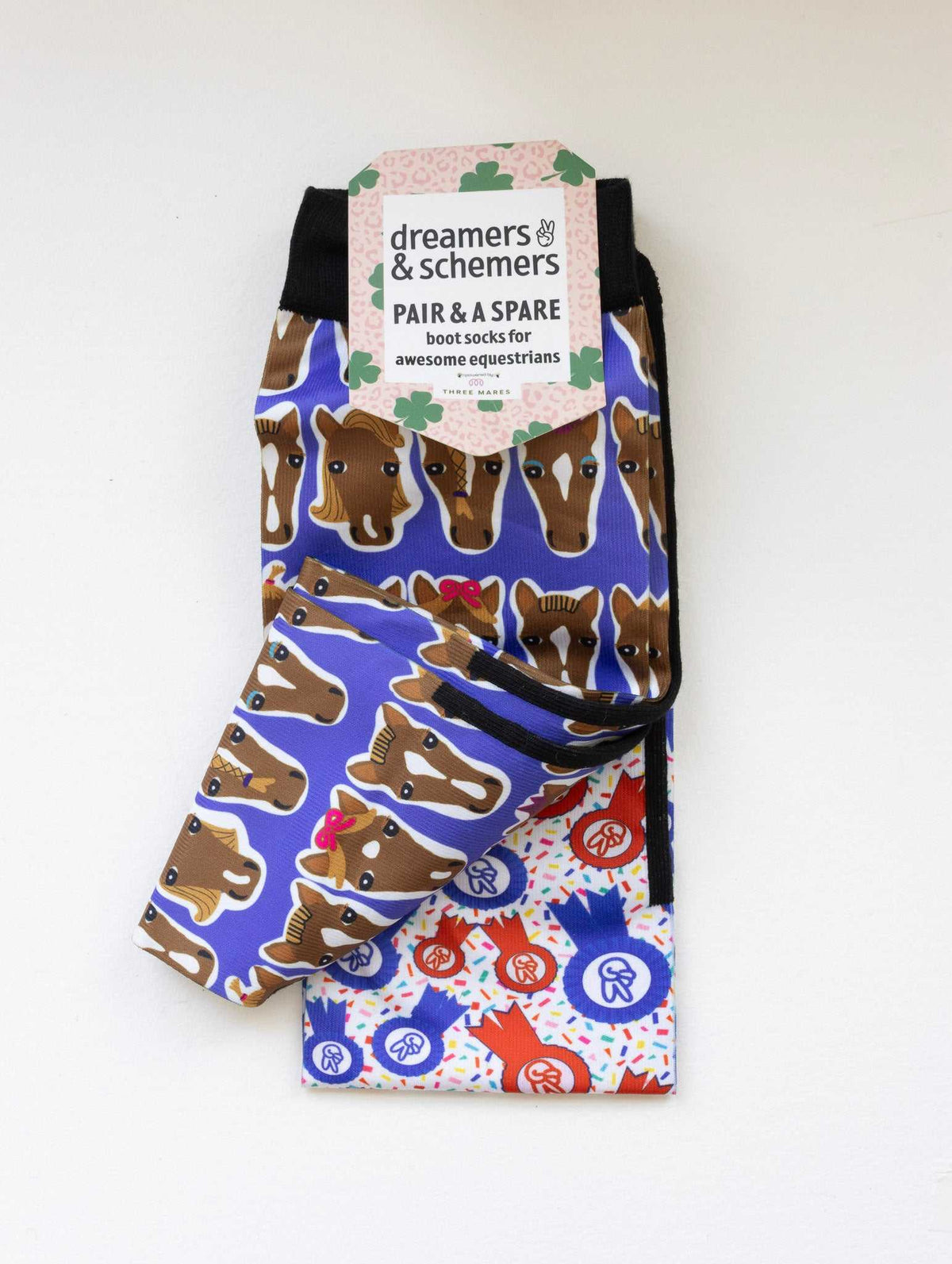 Dreamers & Schemers Pair & A Spare Socks - Hairy Styles