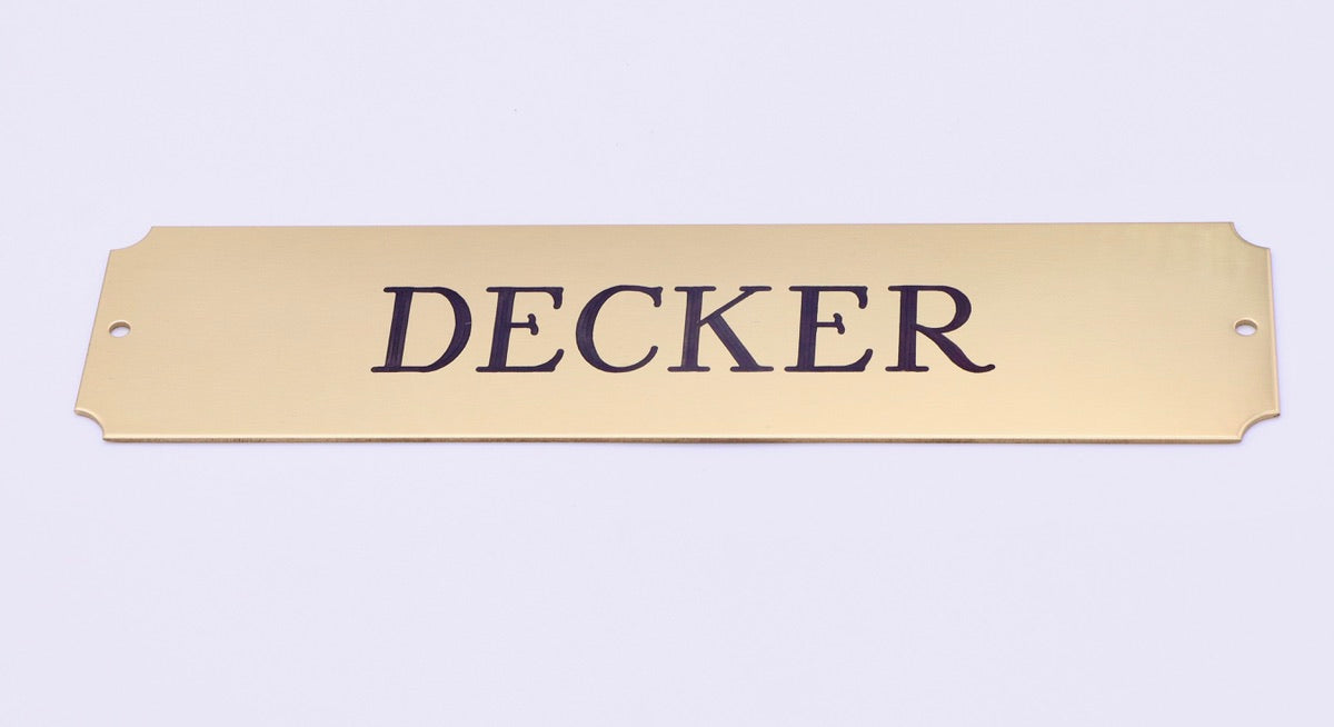 Stall/Trunk Plate