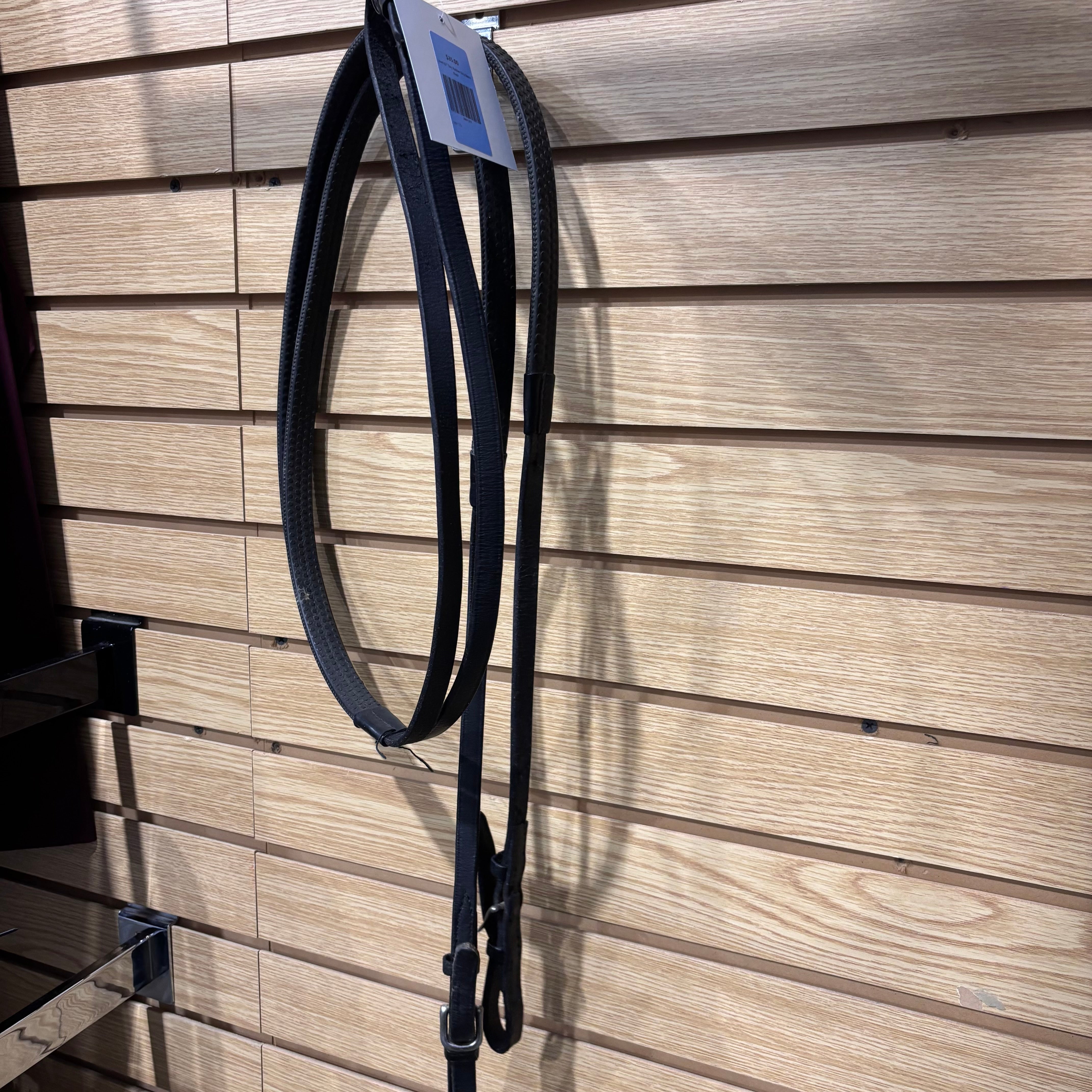 Used 62" Tory Rubber Grip Reins Black