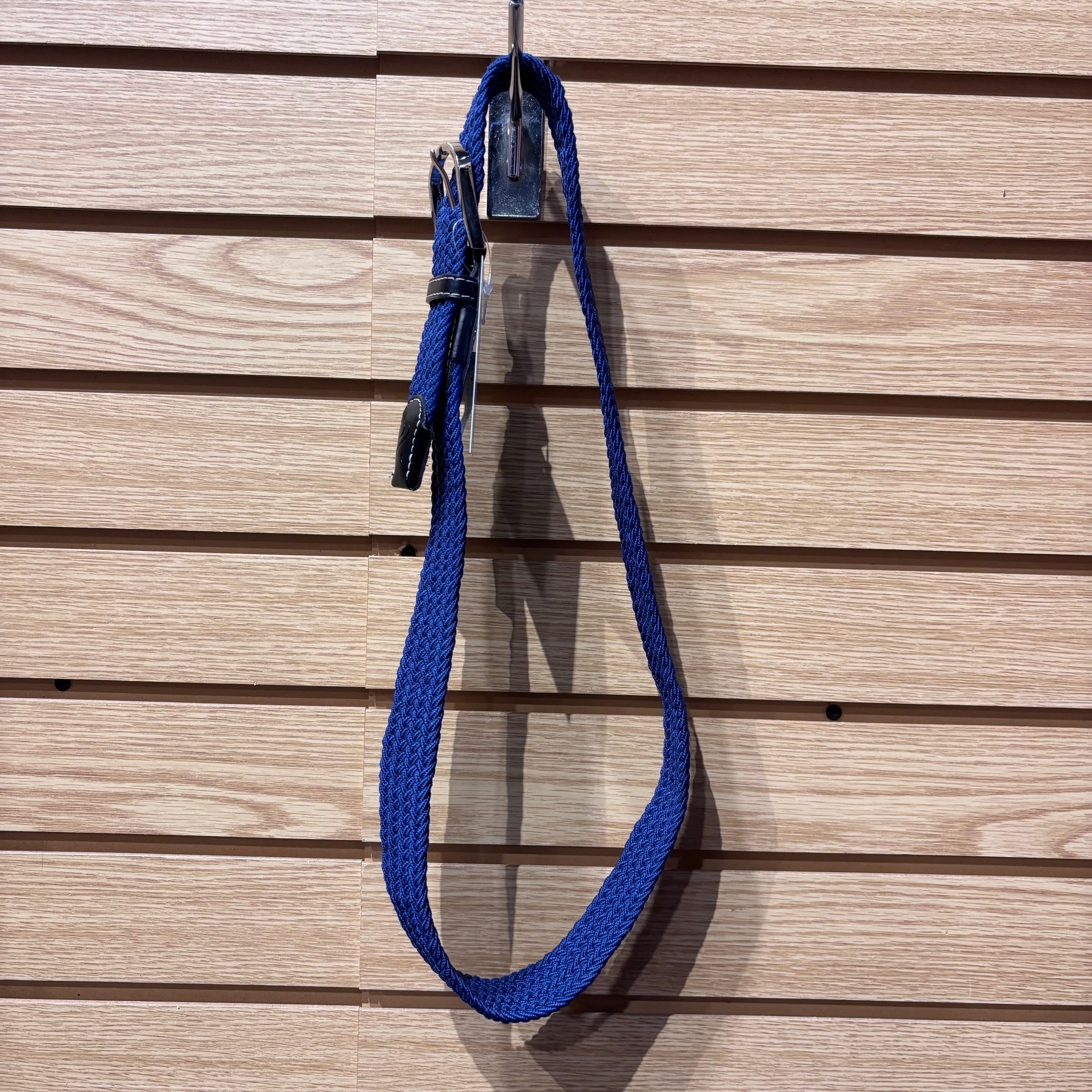 Used Medium Navy Ovation Braided Belt