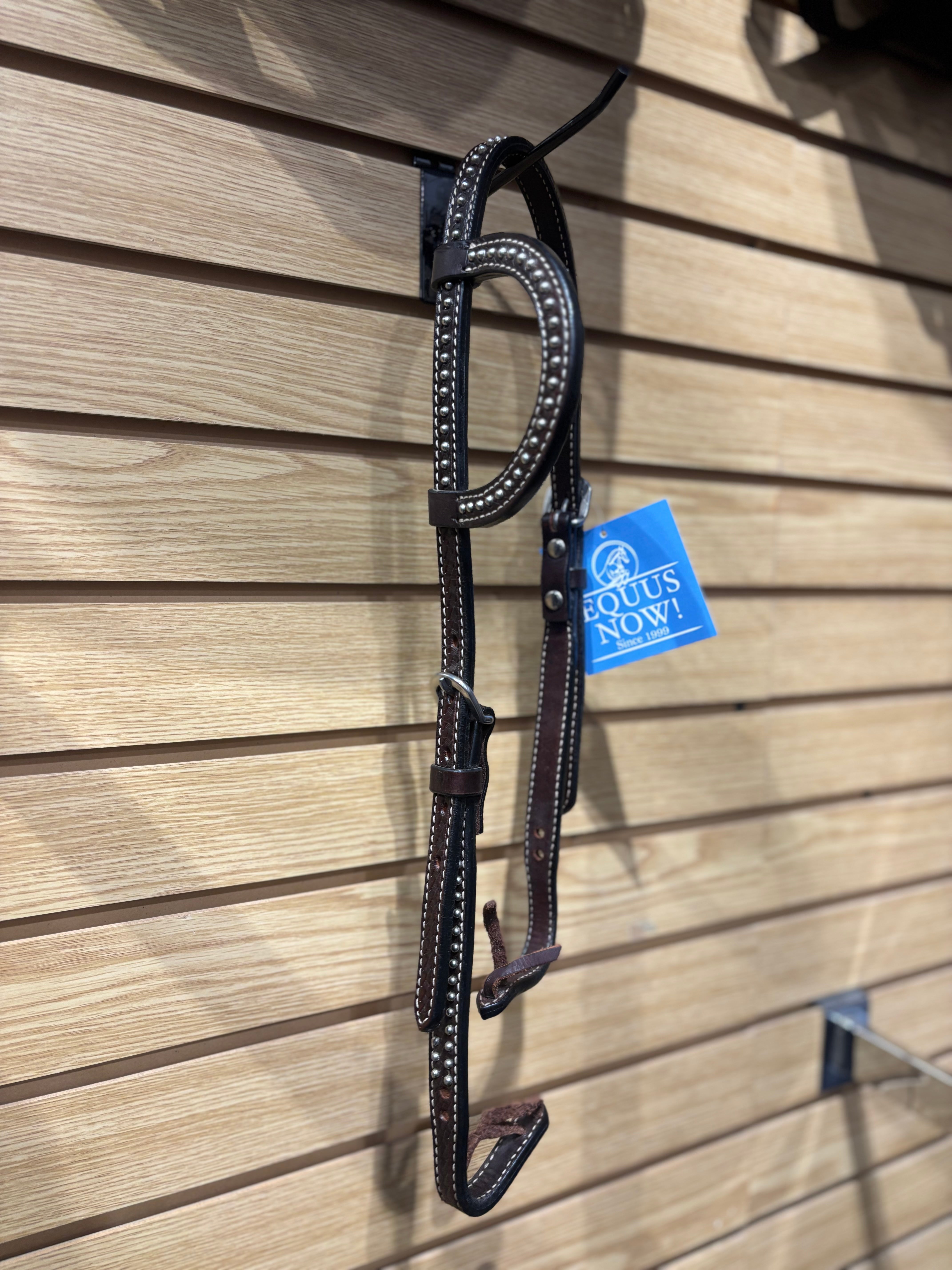 Used Cob Chocolate Western Headstall