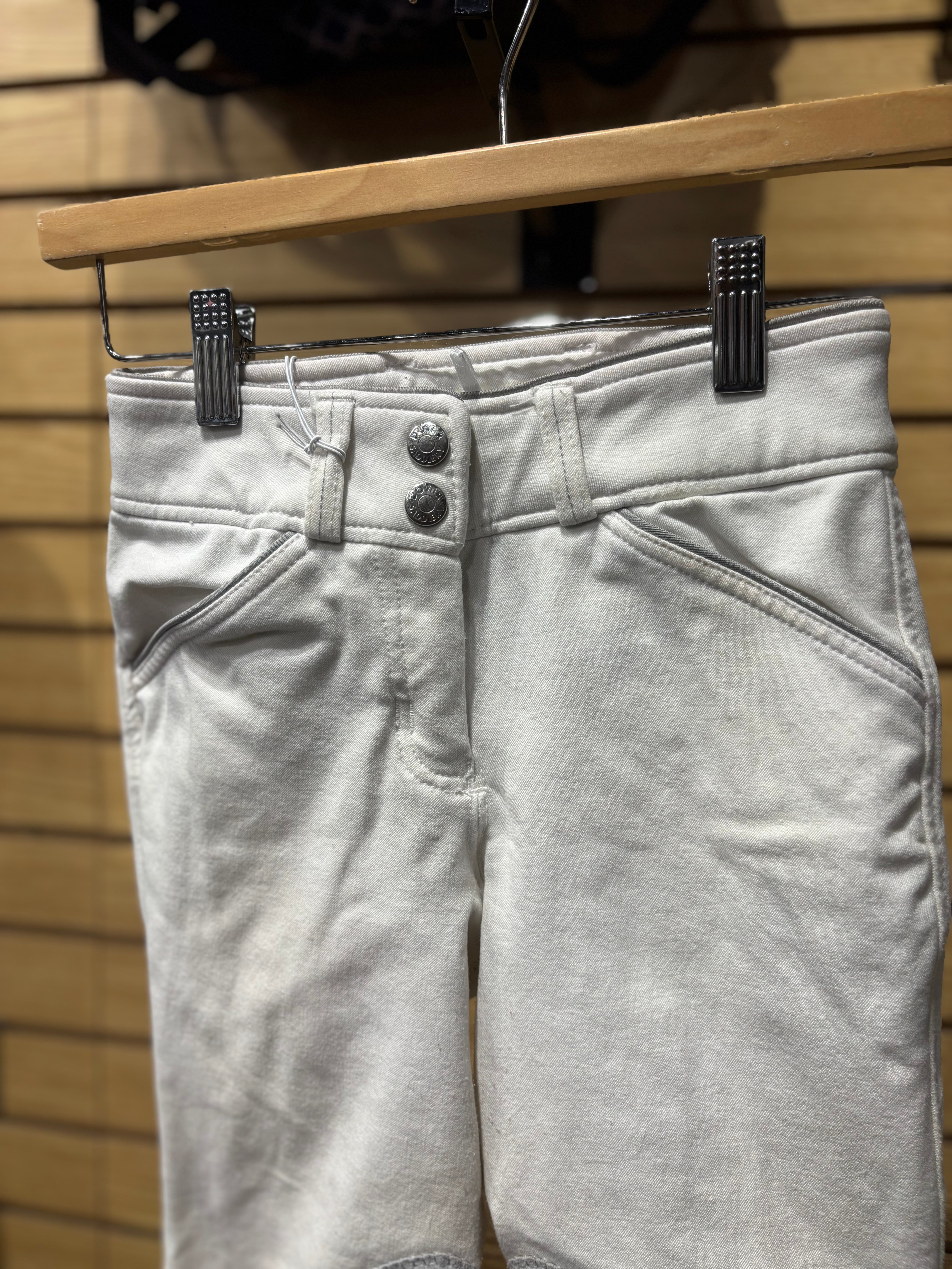 Used Kids 10 White Dover Breeches