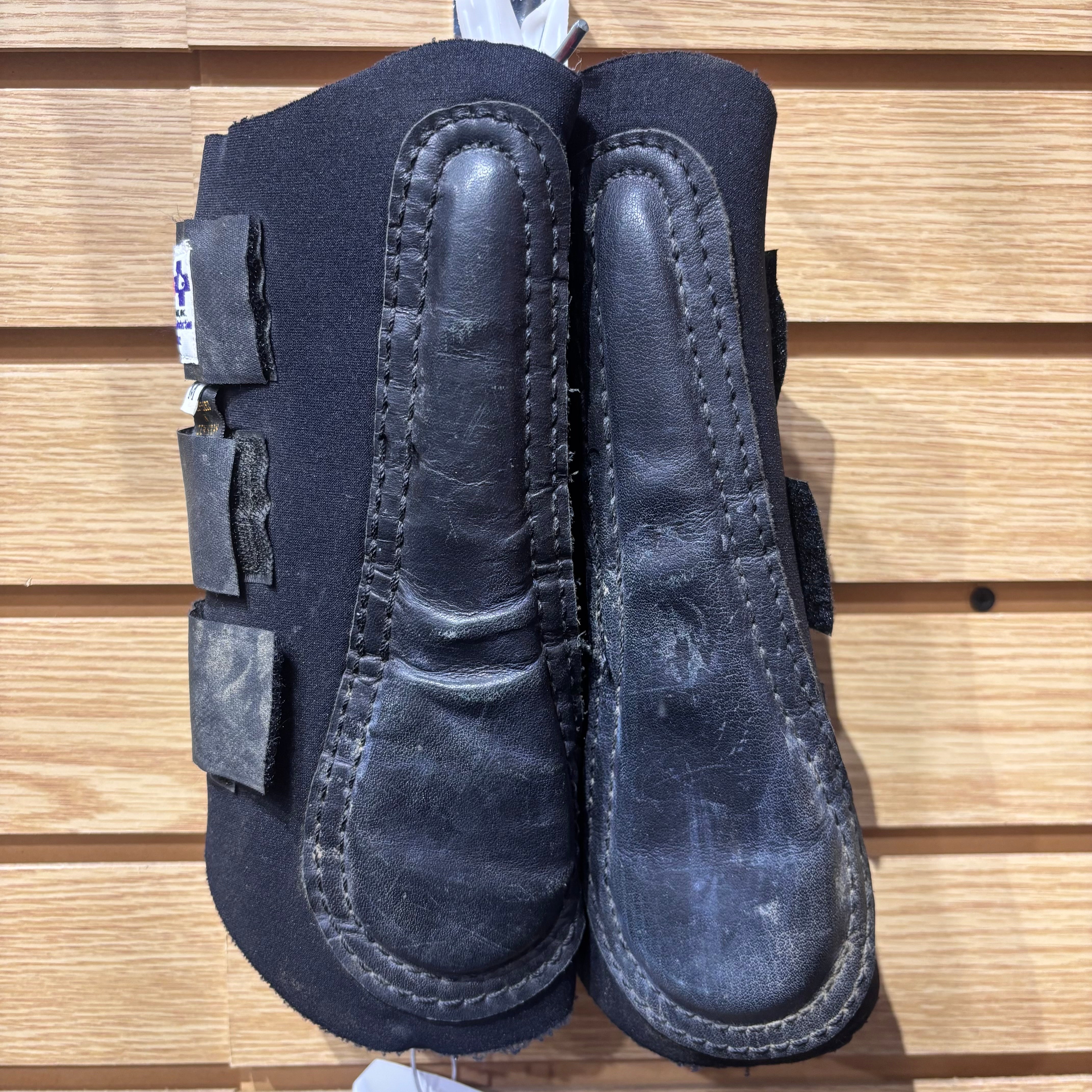 Used Medium Black Devon Aire Horse Boots