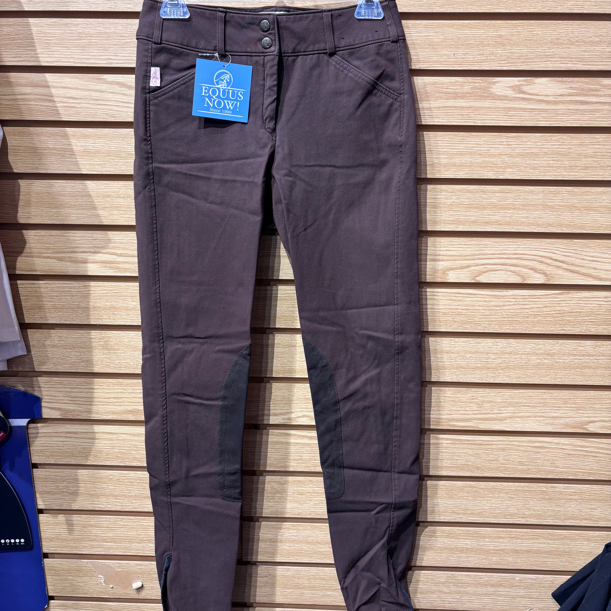Used 26 Brown Tailored Sportsman Knee Patch Breeches