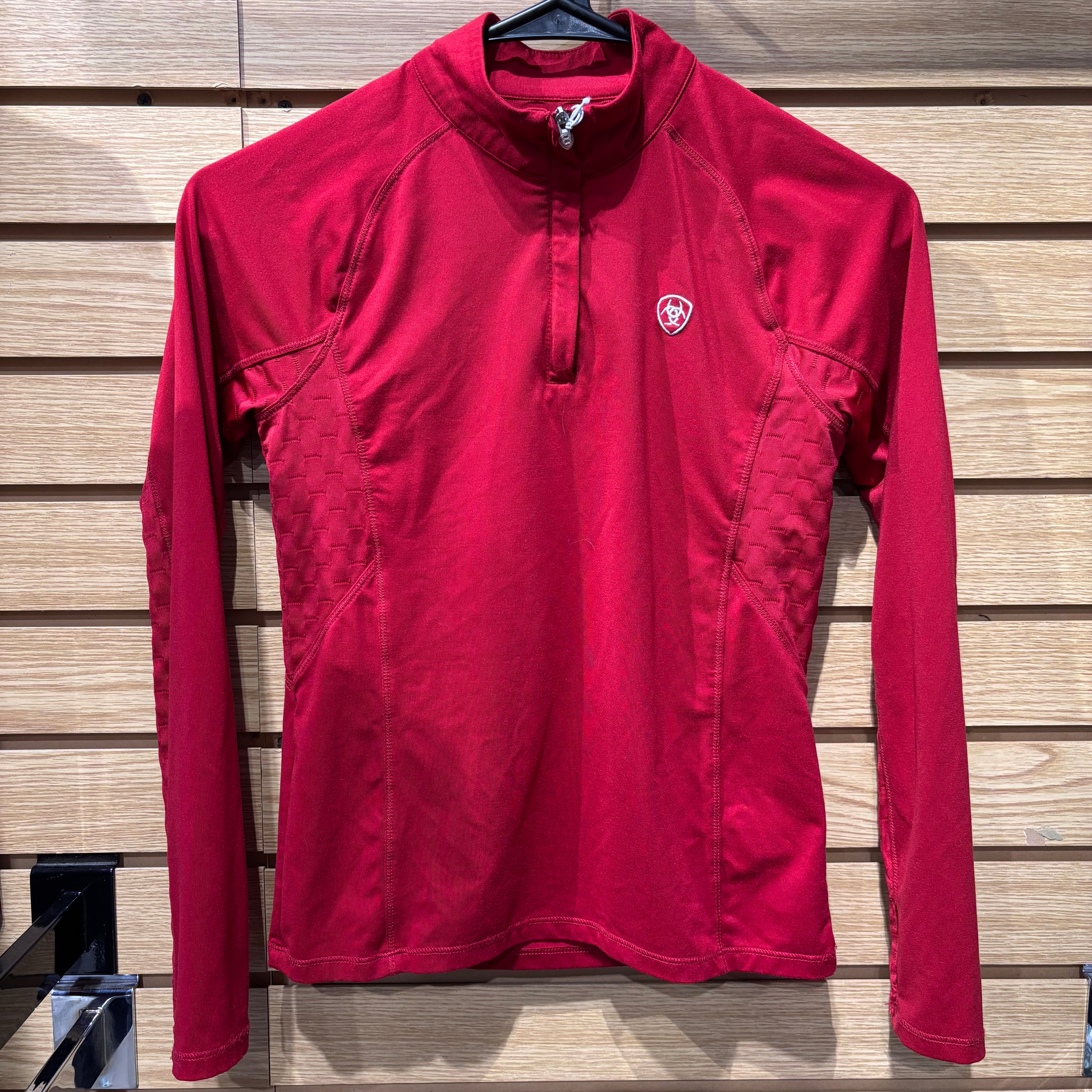 Used Kids Red Ariat Long Sleeve